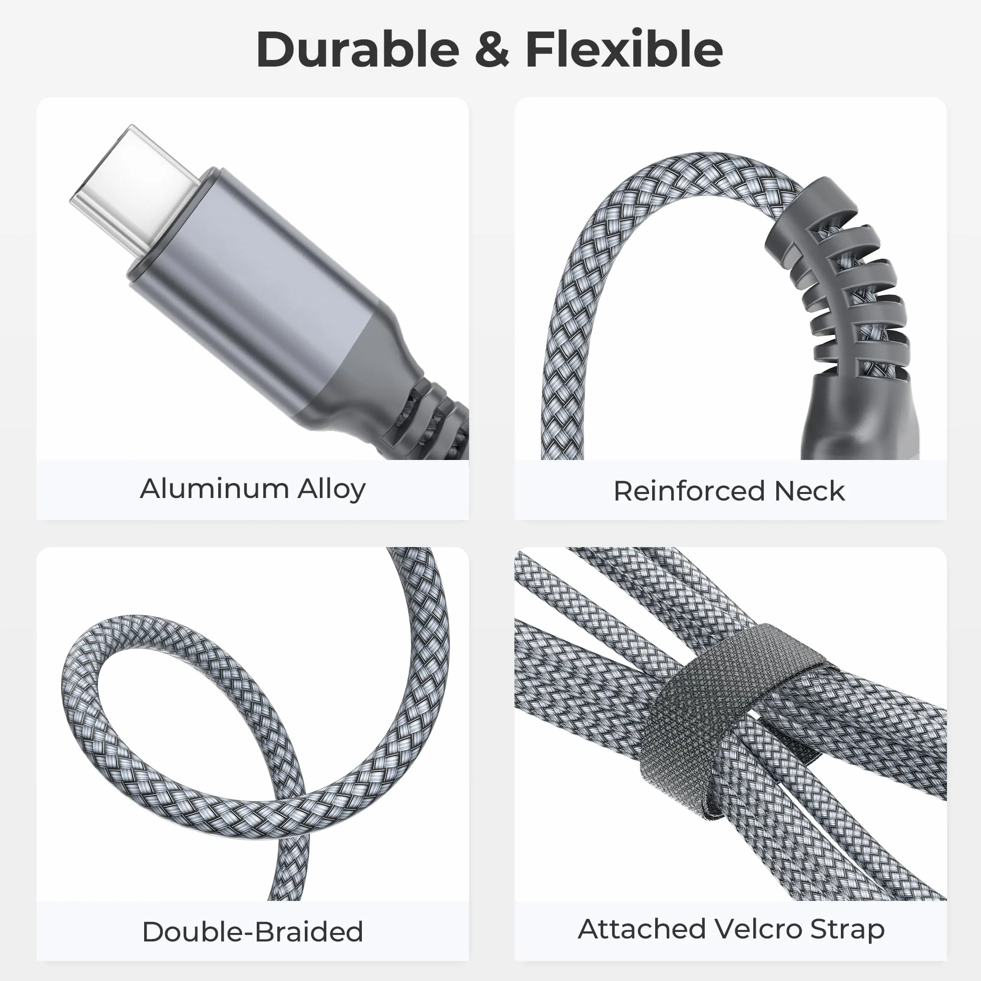 Basesailor Kabel USB-C na 3,5 mm Jack AUX 1,2 m przewód audio do samochodu