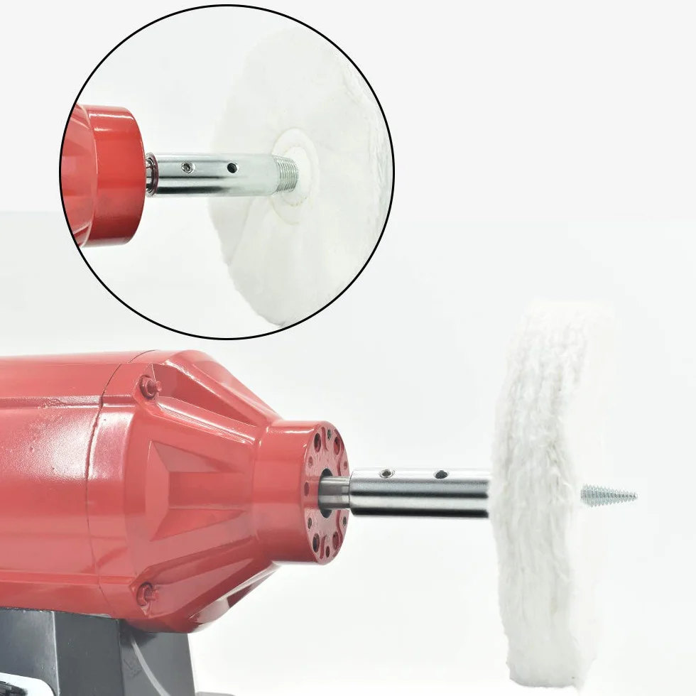 Adapter wrzeciona stożkowego 5/8" Arbor prawa i lewa ręka do szlifierki stołowej z kołem polerskim, 1 para (Metal, Drobny)