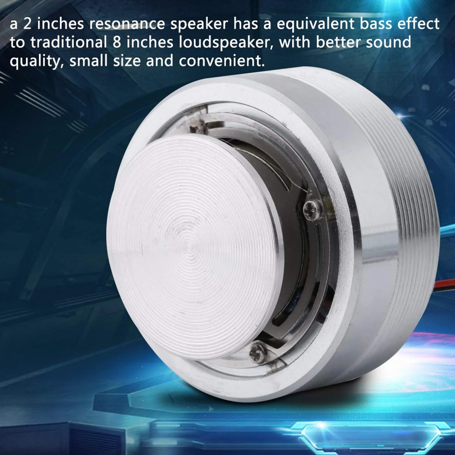 Przenośny głośnik 50 mm rezonansowy 4 Ω 25 W mocny bas