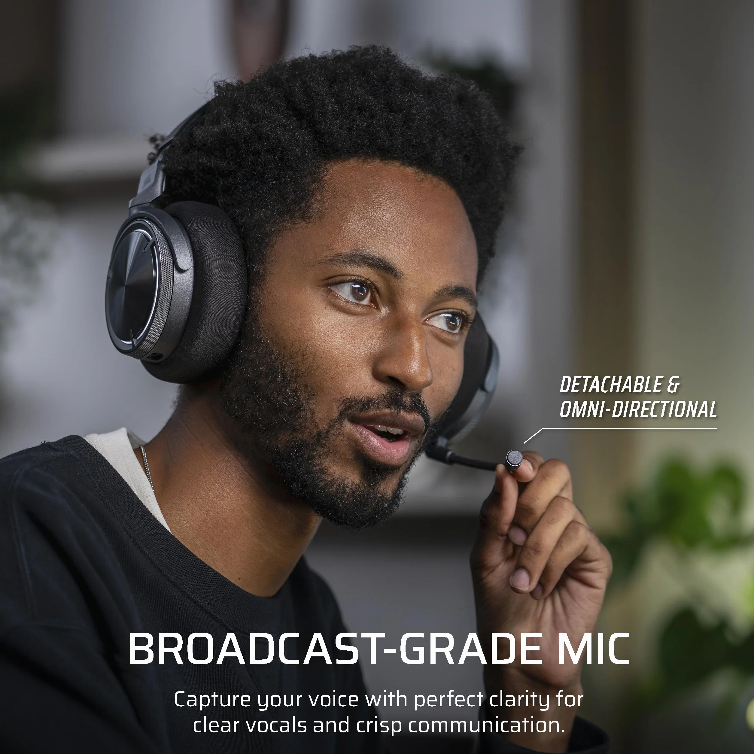Corsair Virtuoso MAX bezprzewodowy zestaw słuchawkowy do gier Xbox Bluetooth Dolby Atmos aktywna redukcja szumów węgiel