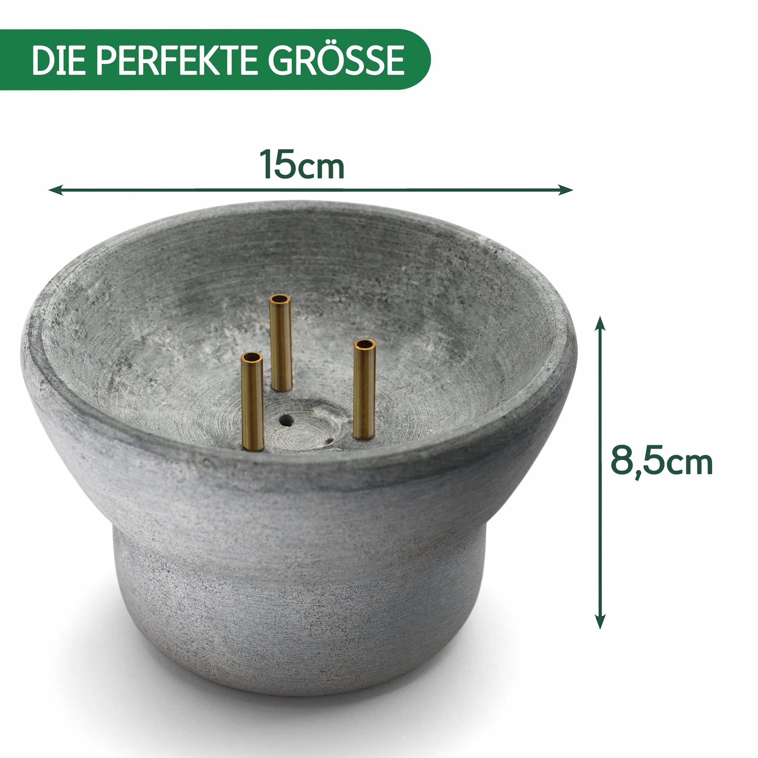 CozyNature® Źródełko do sauny z sjenitu | Kamień do naparowania i parownik | Akcesoria do sauny | Fontanna, tryska | 100% wykonanie ręczne 15cmx10cm