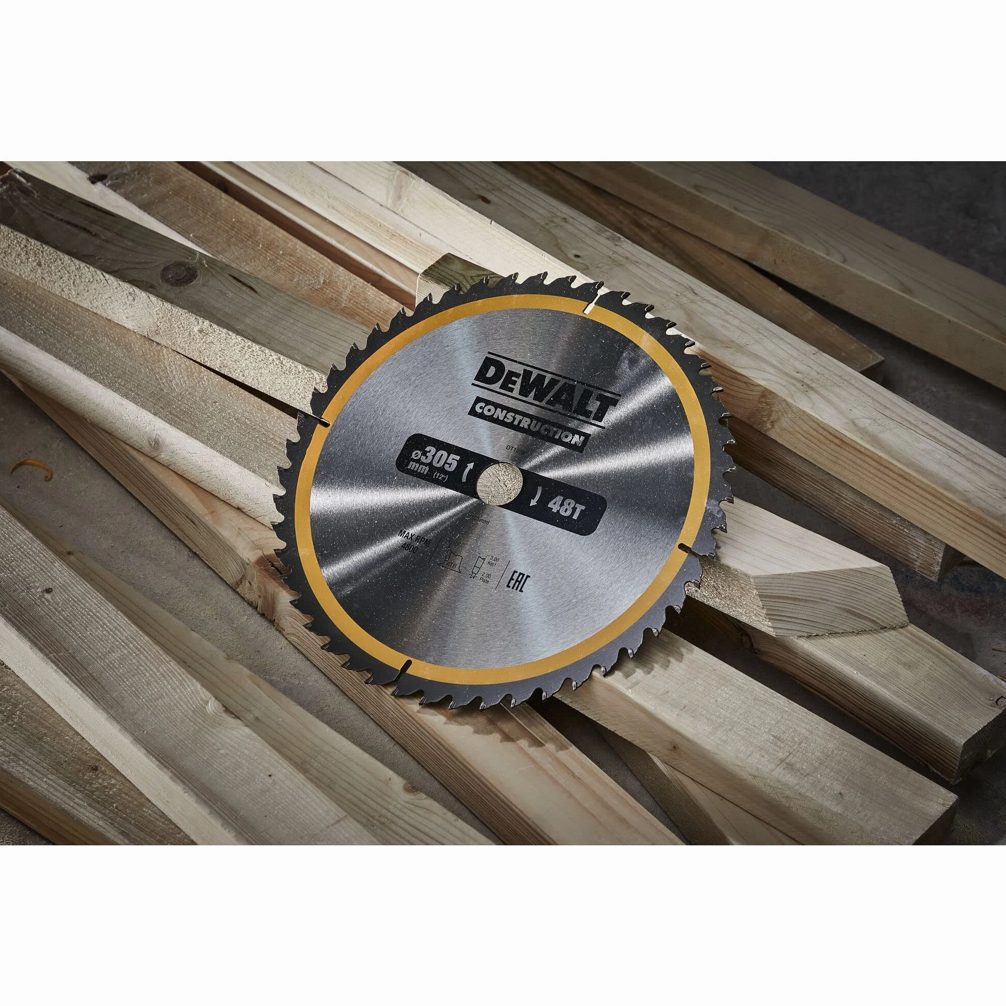 Dewalt DT1959-QZ Brzeszczot piły tarczowej, żółto-czarny 305 x 30 mm x 48 T