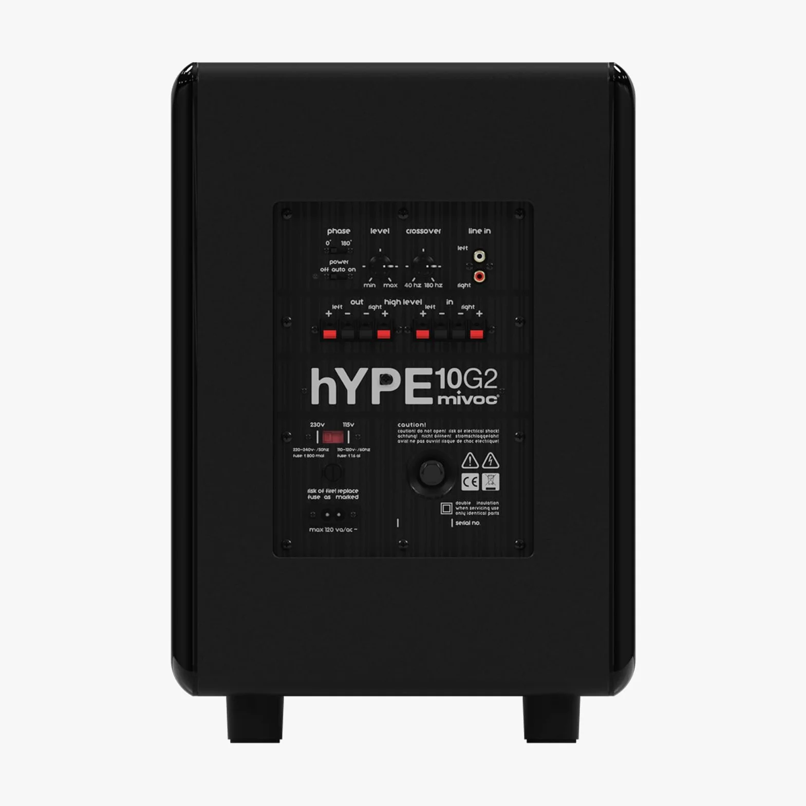 Hype 10 G2 aktywny subwoofer czarny