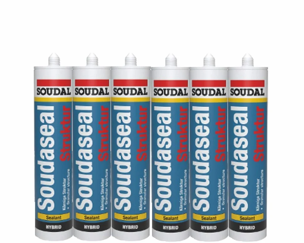6x Soudaseal Struktura 1K Hybrid uszczelniacz 290 ml biały
