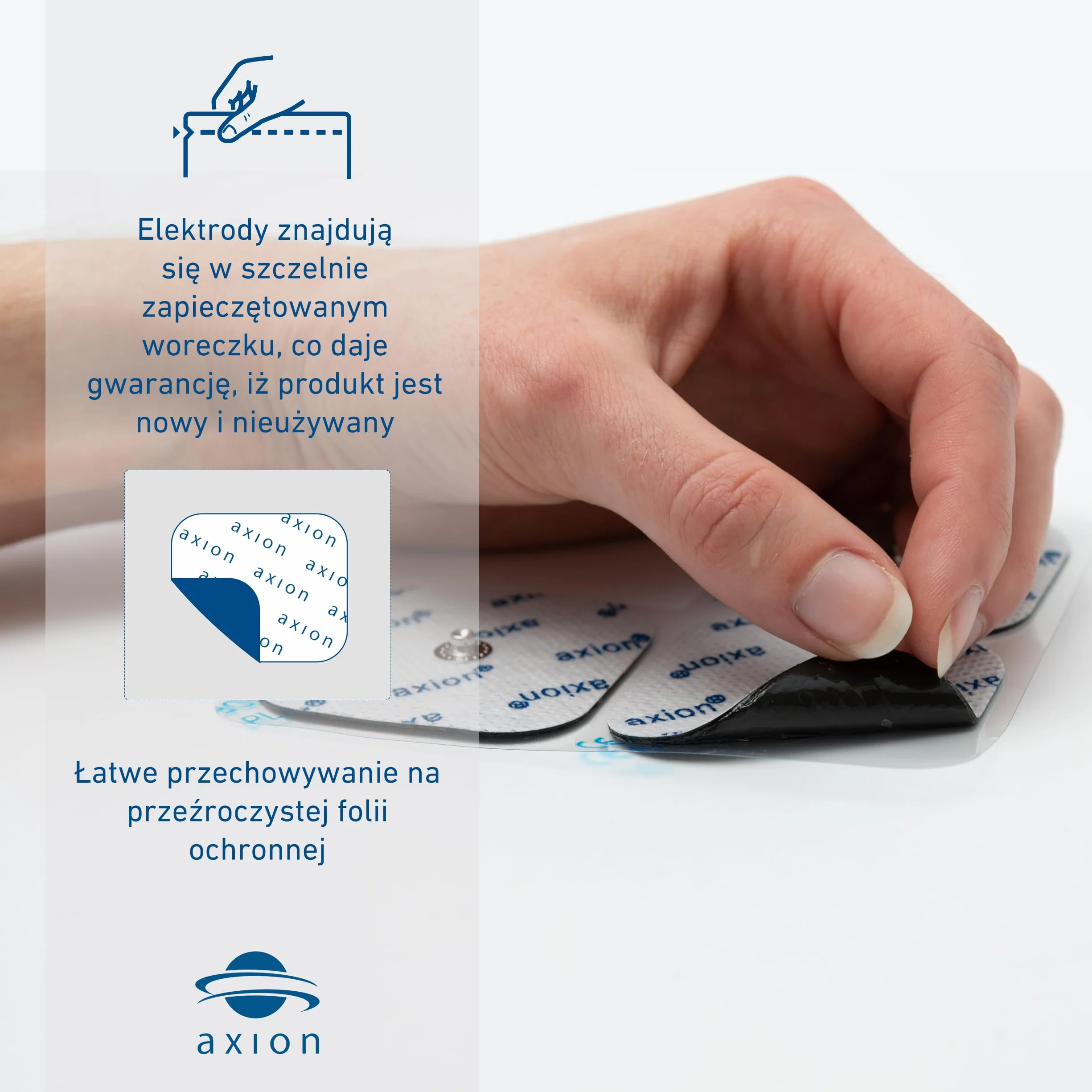 Elektrody do elektrostymulatora tens-ems pasują do sanitas vitacontrol beurer 5x5cm, 20 szt.
