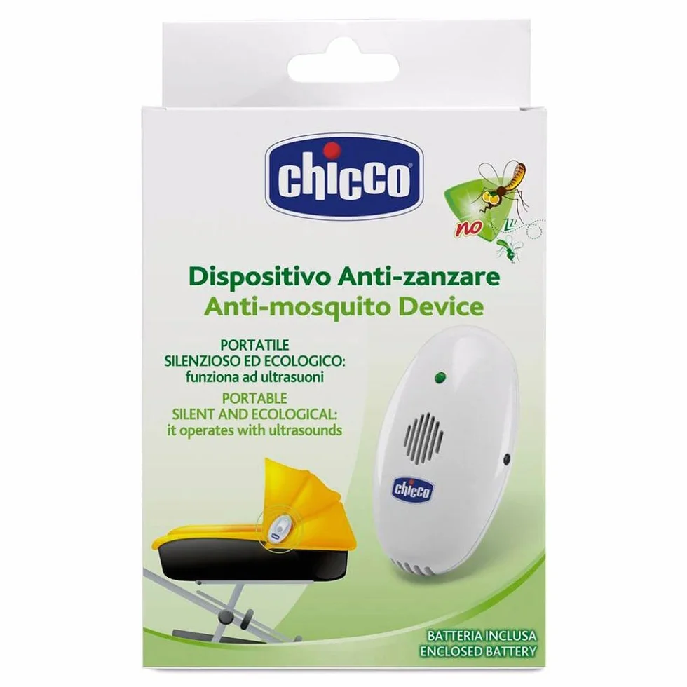 Chicco 7222100000 ultradźwiękowe urządzenie chroniące przed komarami z klipsem
