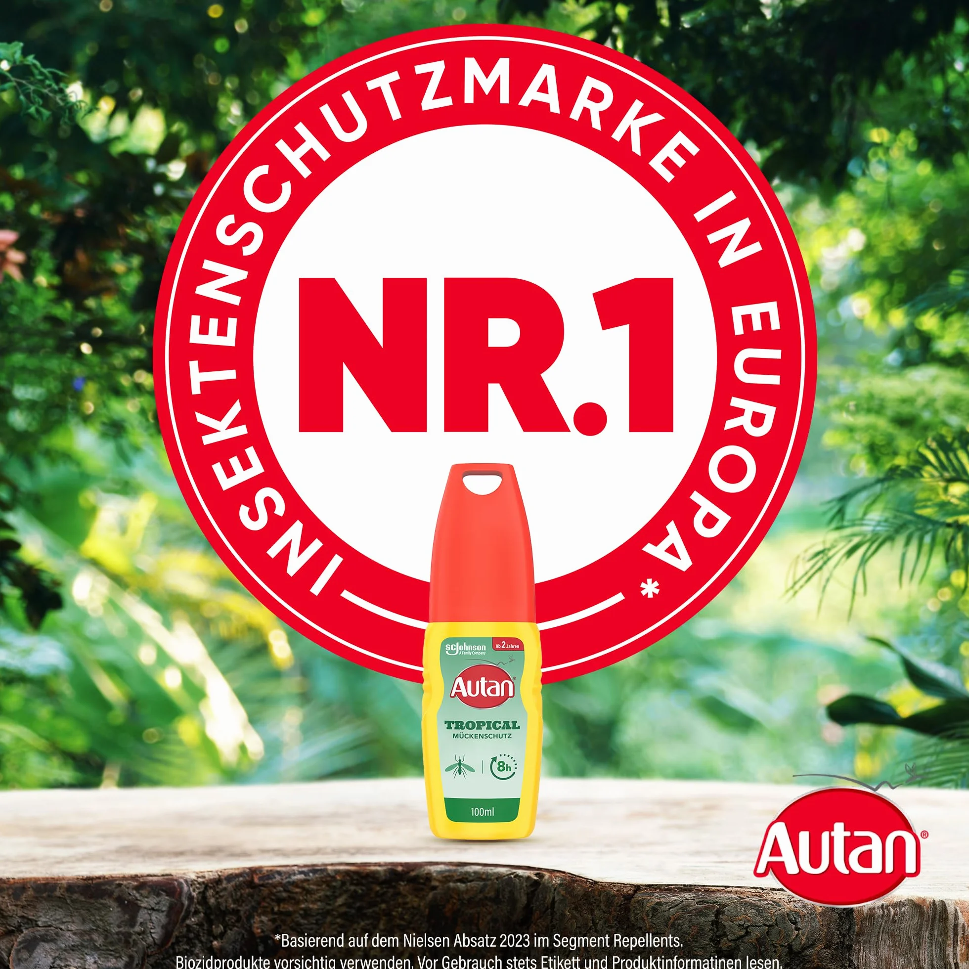Autan Tropical 7533716-1 Spray Odstraszający Komary, 100ml