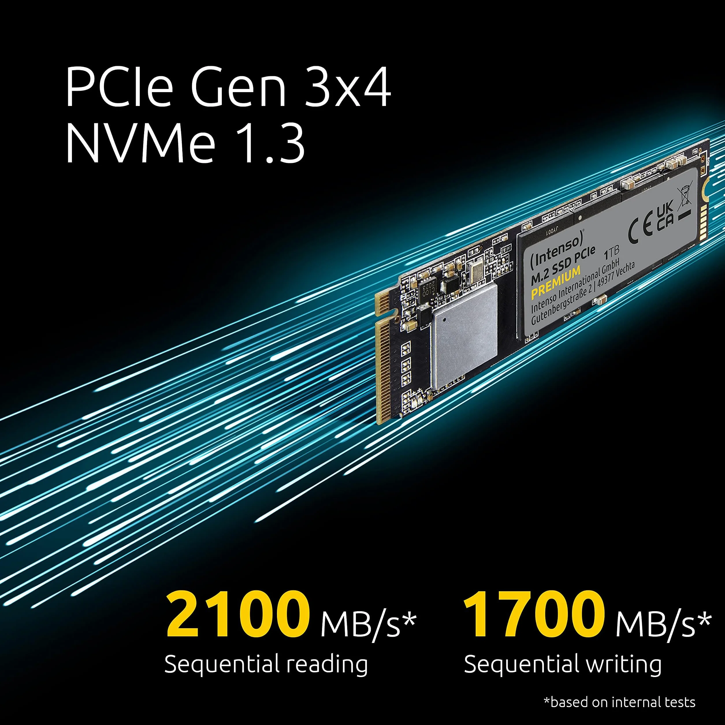 SSD Intenso 500GB M.2 2280 PCIe Premium Gen.3 x4 NVME 1.3 3835450