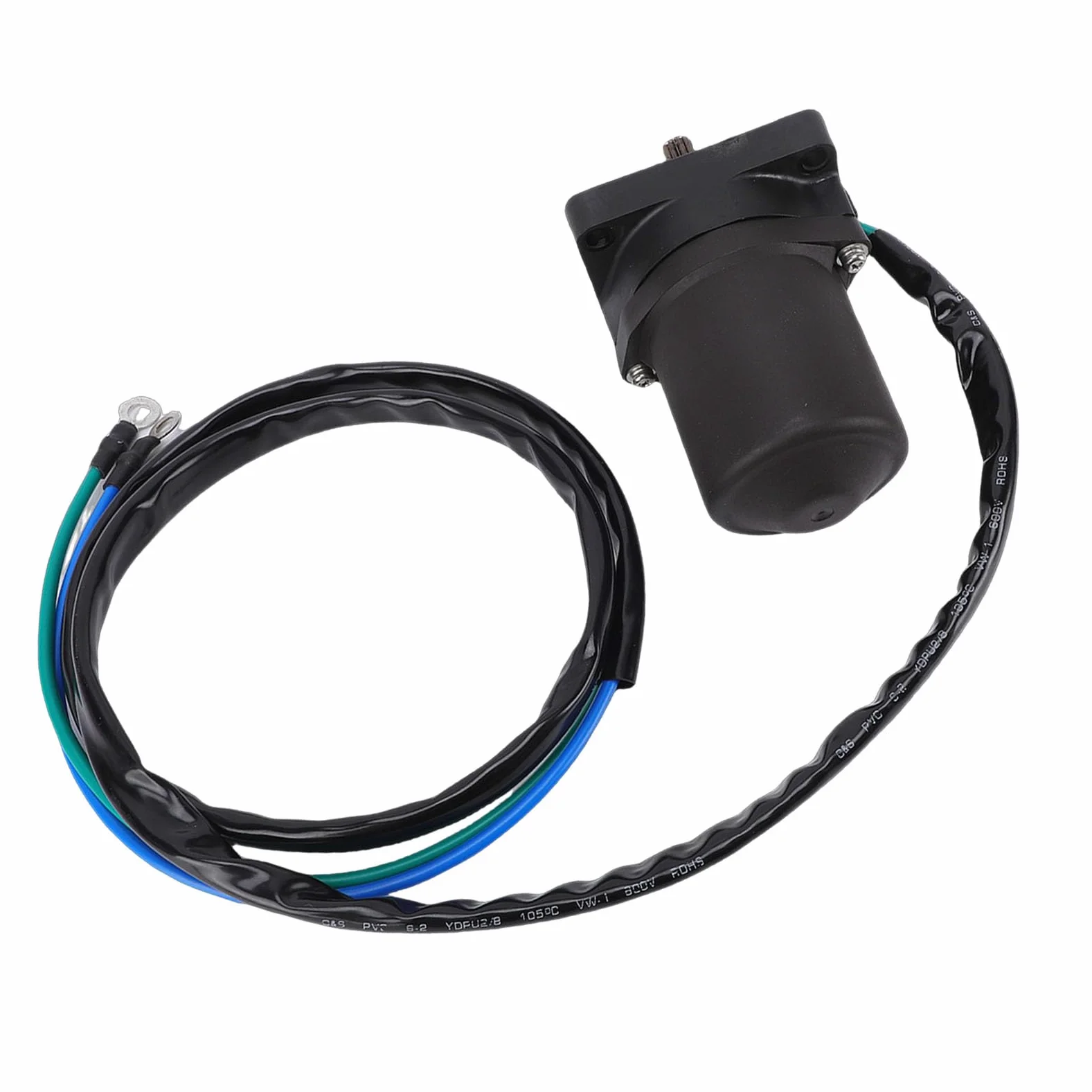 Silnik Trymowania Mocy 65W438800000 65W-43880-00-00 65W 43880 67C Bezpośredni Zamiennik z Przewodem 12AWG do Silników Zaburtowych T25TLR F30TLR F40EJR F40MLH