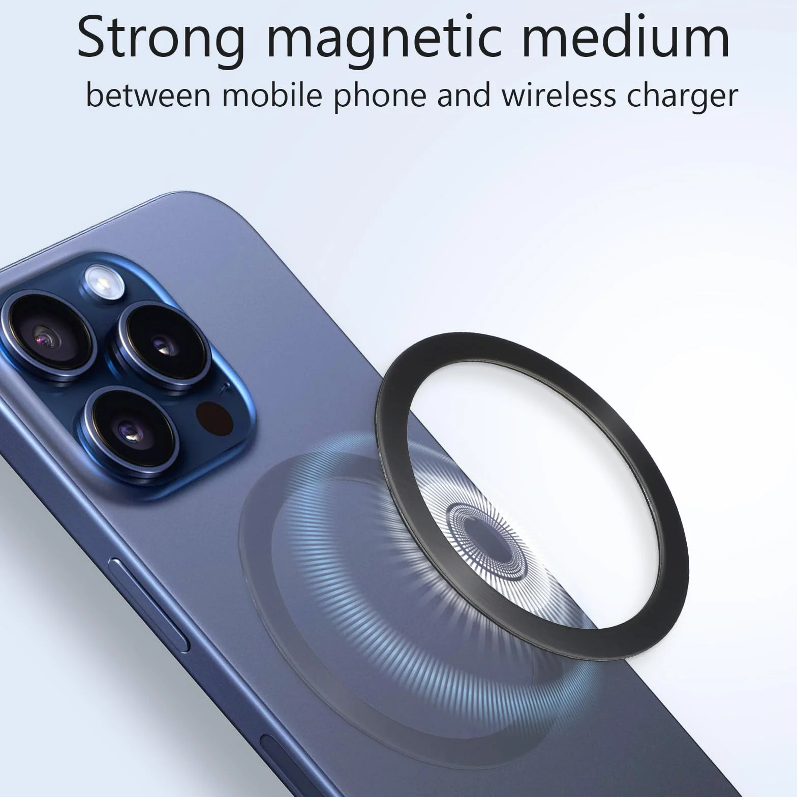 JJUNW 10 sztuk metalowych pierścieni z naklejką, samoprzylepne, magnetyczne pierścienie na telefon komórkowy, kompatybilne z ładowarką magnetyczną, pierścień metalowy do samochodu, uchwyt na telefon