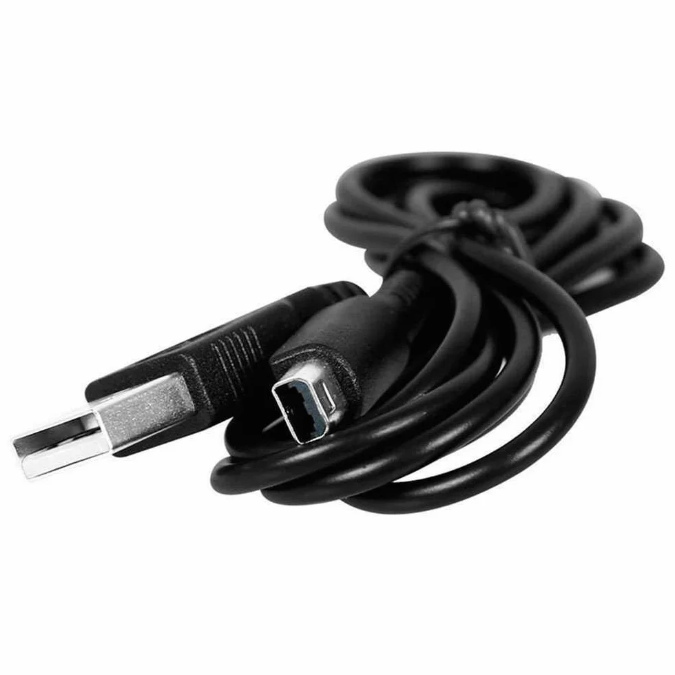 OcioDual Kabel do ładowania 3DS USB 1,2 m czarny