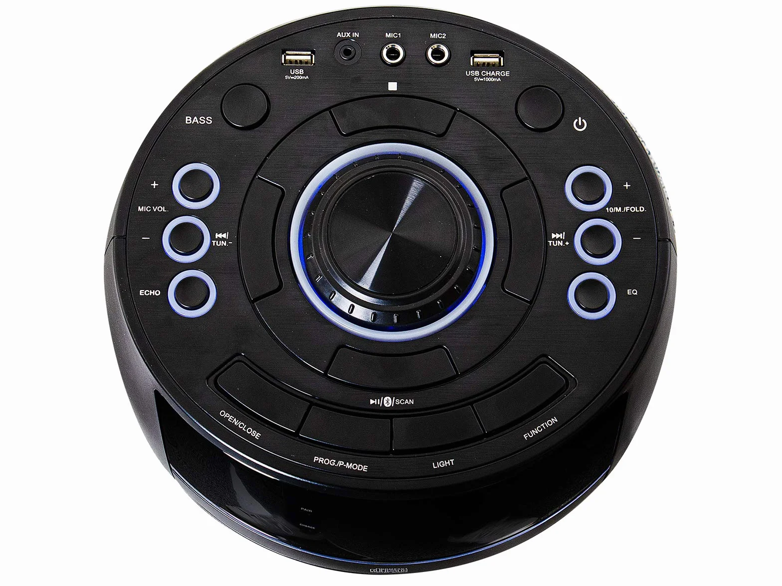Trevi XFest Wzmocniony głośnik 90W Mp3 USB MicroSD AUX