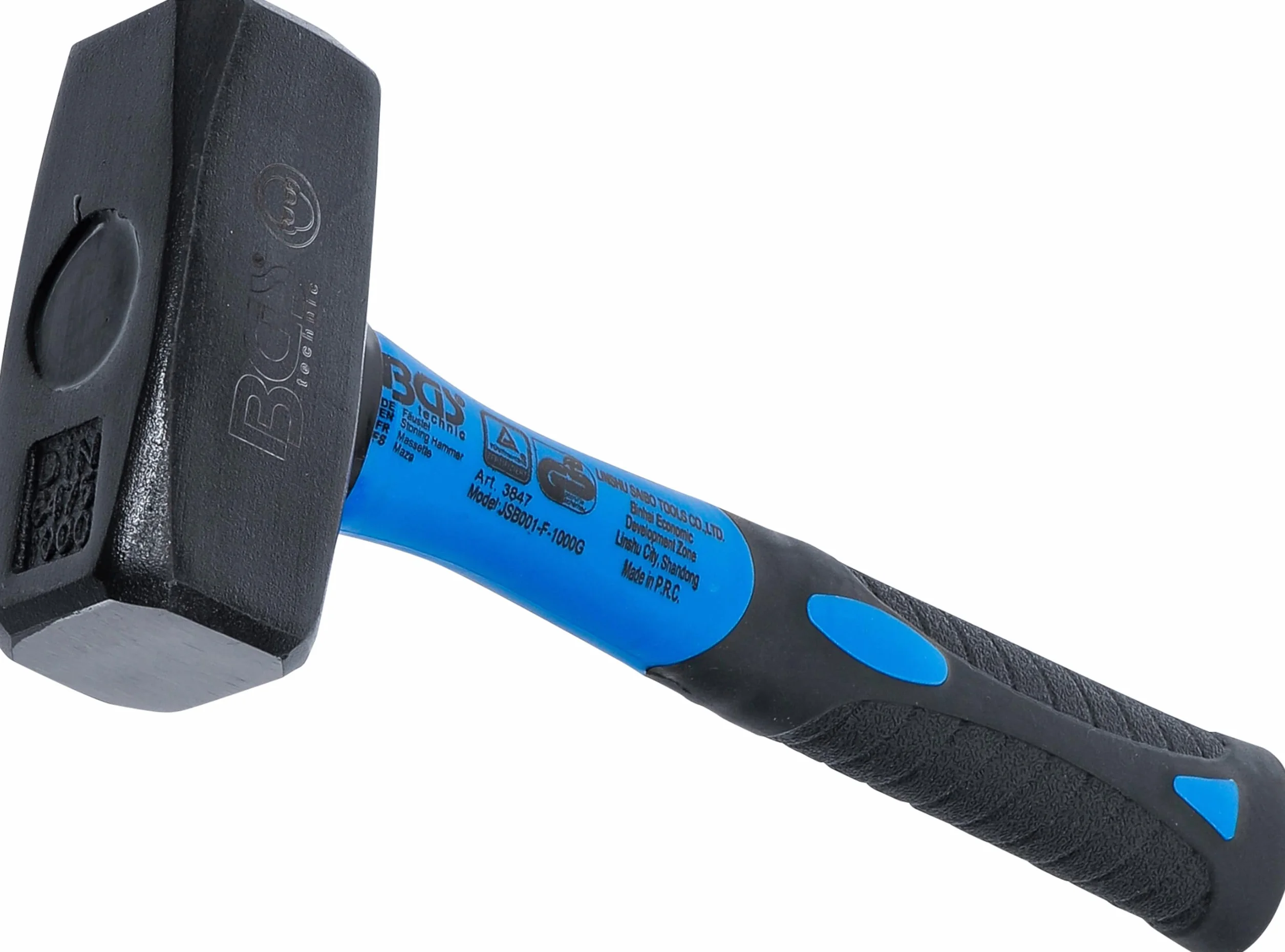 BGS 3847 | Młotek dwuobuchowy | trzonek z włókna szklanego | DIN 6475 | 1000 g