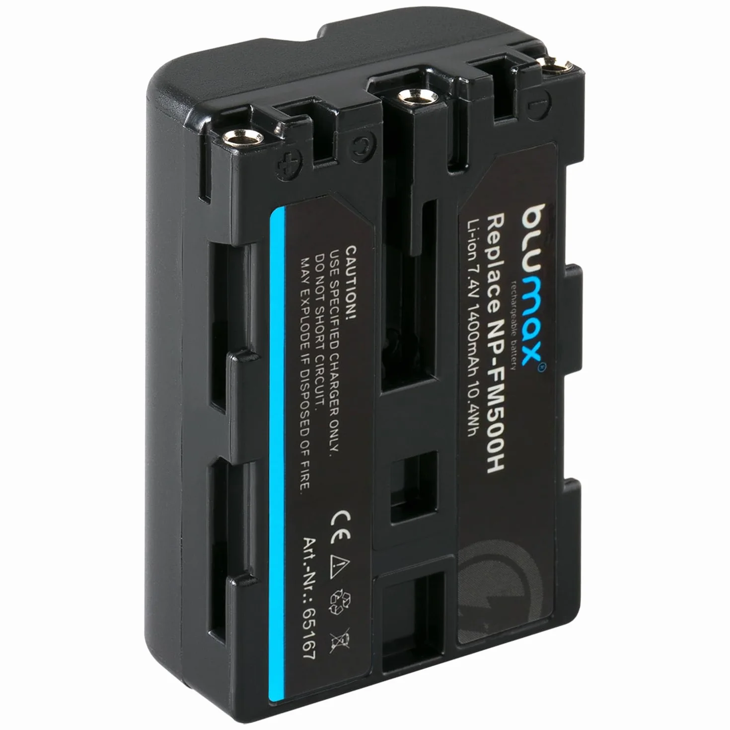 Blumax Bateria kompatybilna z Sony NP-FM500H 1400mAh NP-FM500 NP-FM55H do Sony Alpha A77 A99 A77 II A99 II
