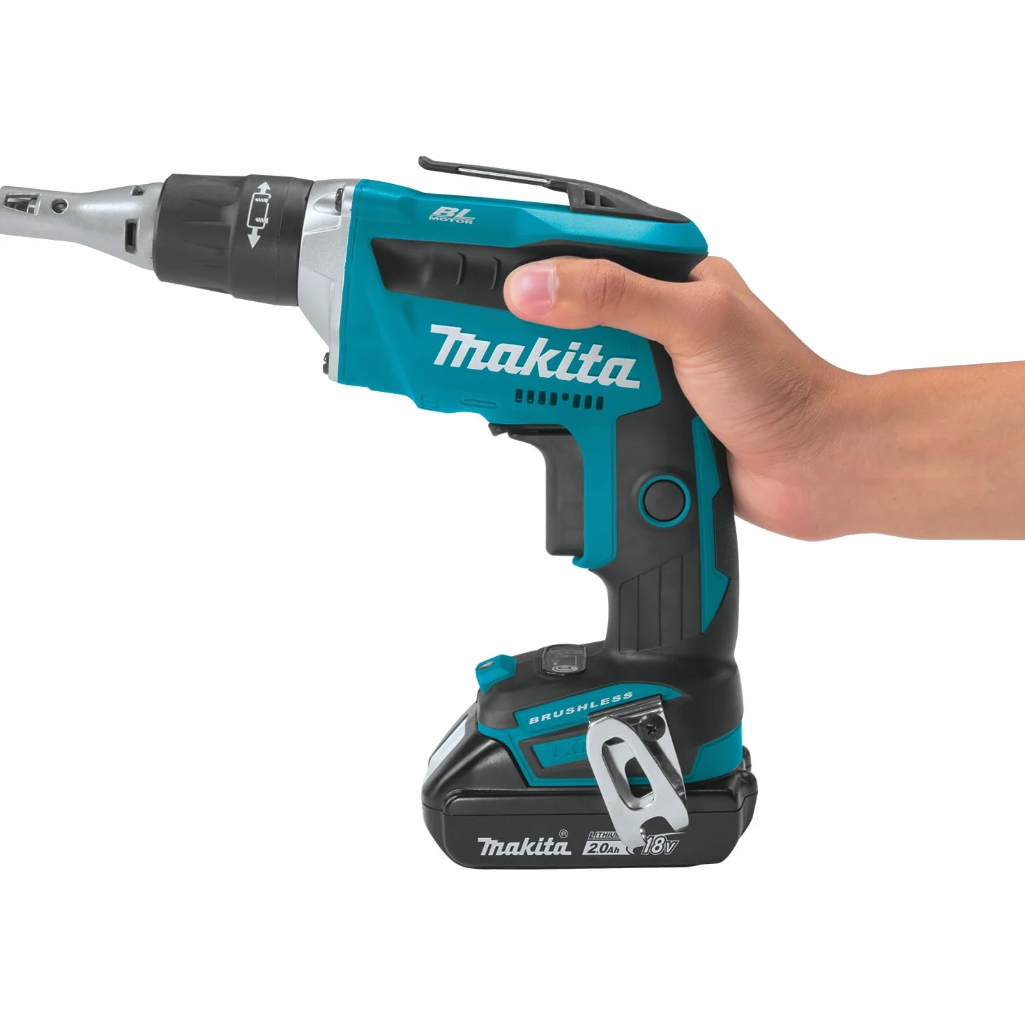 Makita Śrubokręt Bezszczotkowy, Niebieski, 18 V