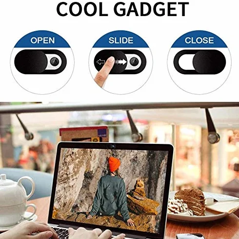 Przesuwana Osłona Kamery do Laptopa Zestaw 12 Bardzo Cienka MacBook Komputer PC