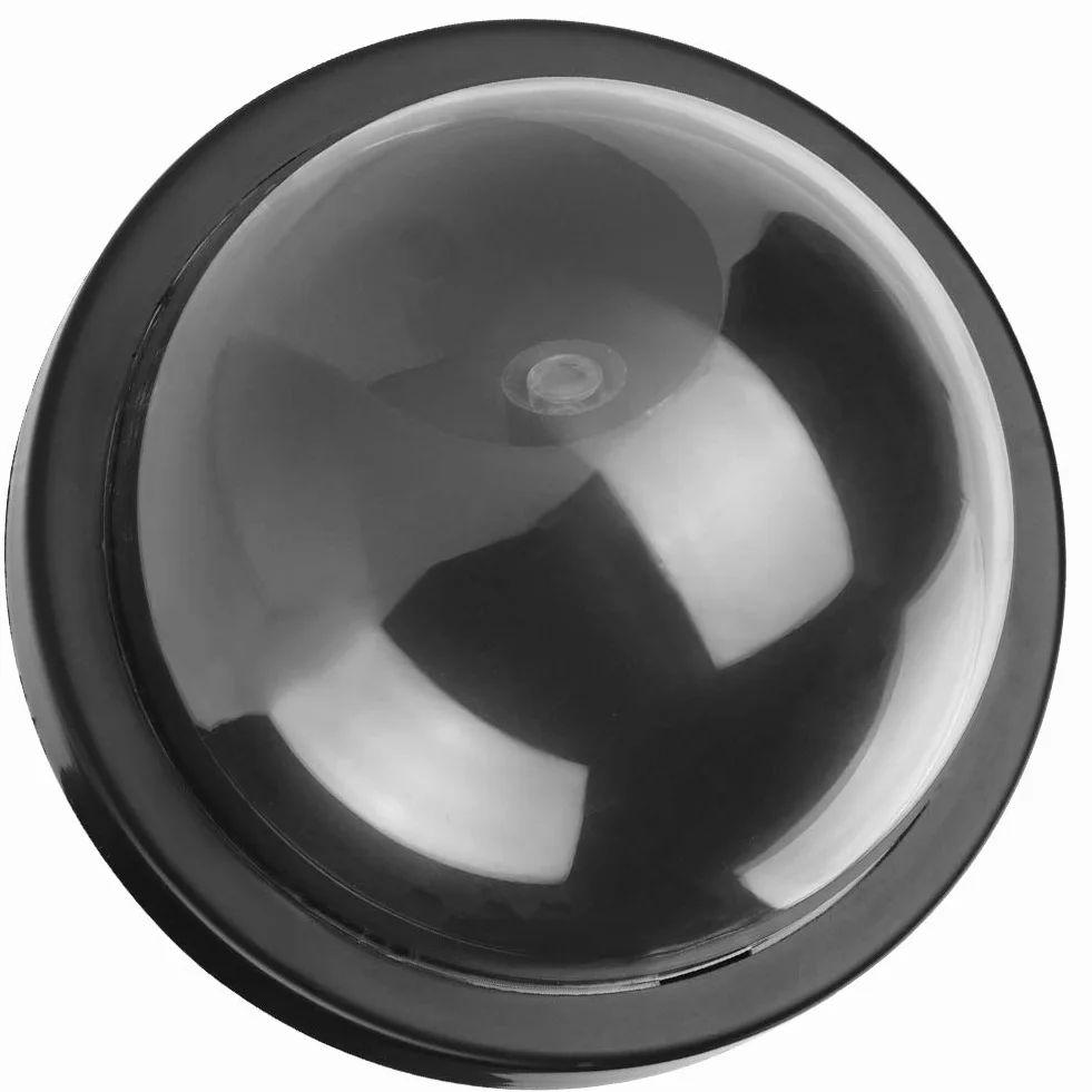 Sztuczna fałszywa kamera bezpieczeństwa Zewnętrzna kamera monitorująca z symulowaną kopułą z migającym migającym światłem LED do biura domowego (bez baterii)