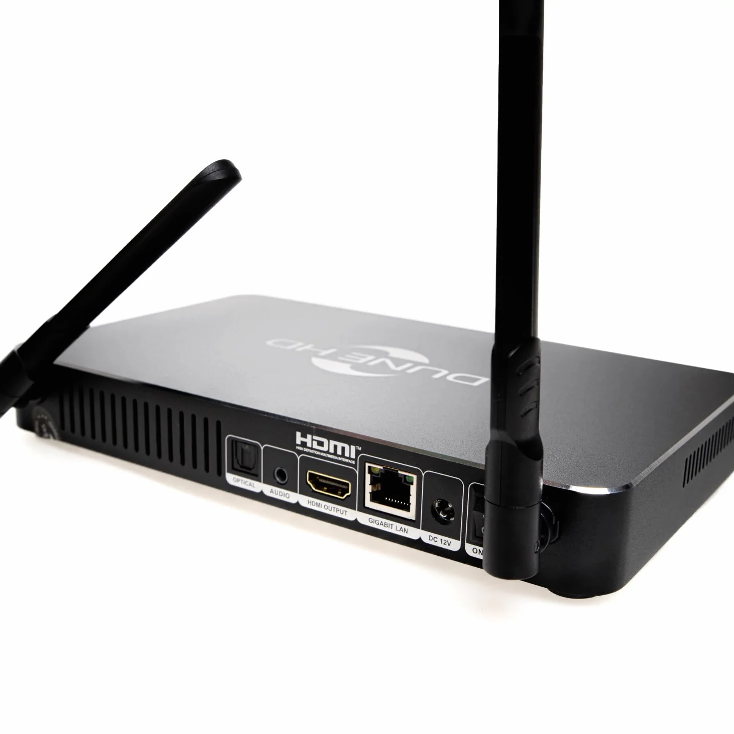 Dune HD Pro One 8K Plus, 8K UHD, odtwarzacz multimedialny, Android Smart Box, S928X, HD-Audio, HDMI, BT, WiFi6, 1Gbit, USB 3.0, 8 GB, 64 GB, stojak na HDD, 8Kp60