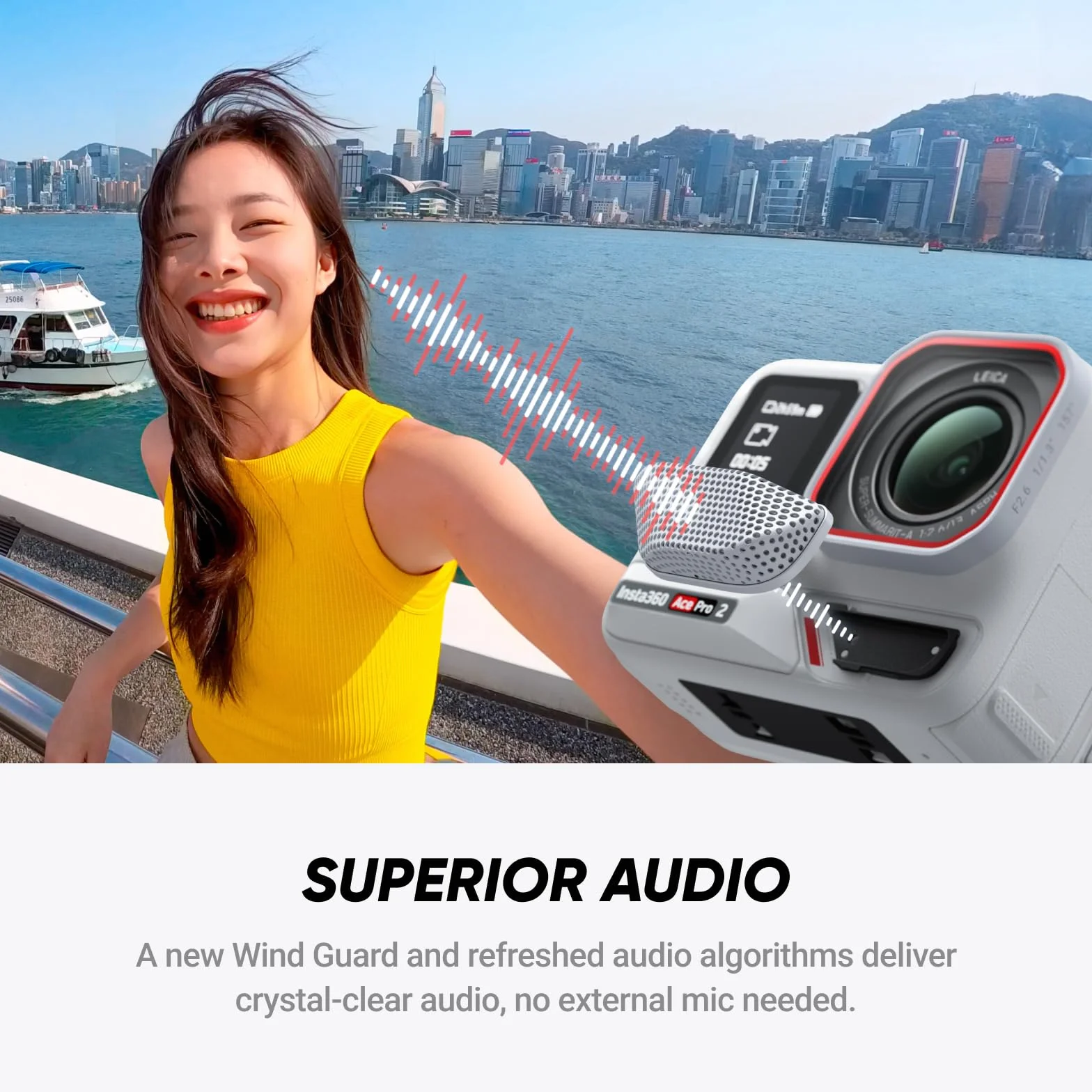 Insta360 Ace Pro 2 Polaris White Limited Edition Xplorer zestaw aparat 8K Leica czujnik 1/1,3" podwójny chip AI