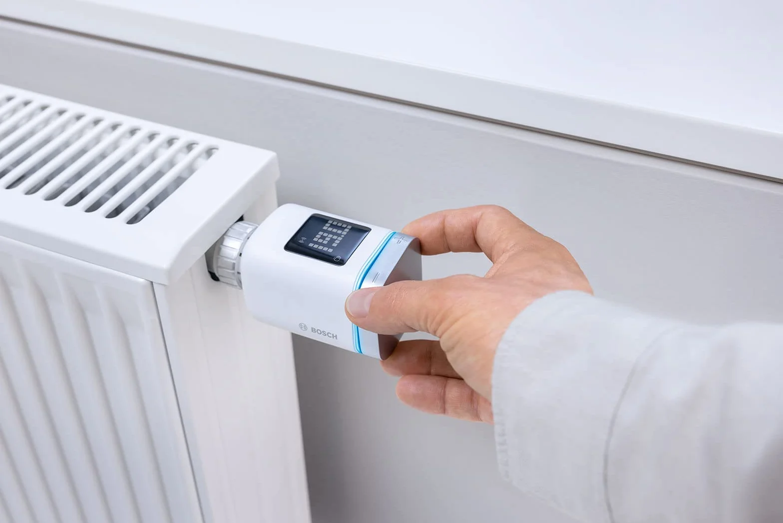 Bosch Termostat, Biały, 76 mm