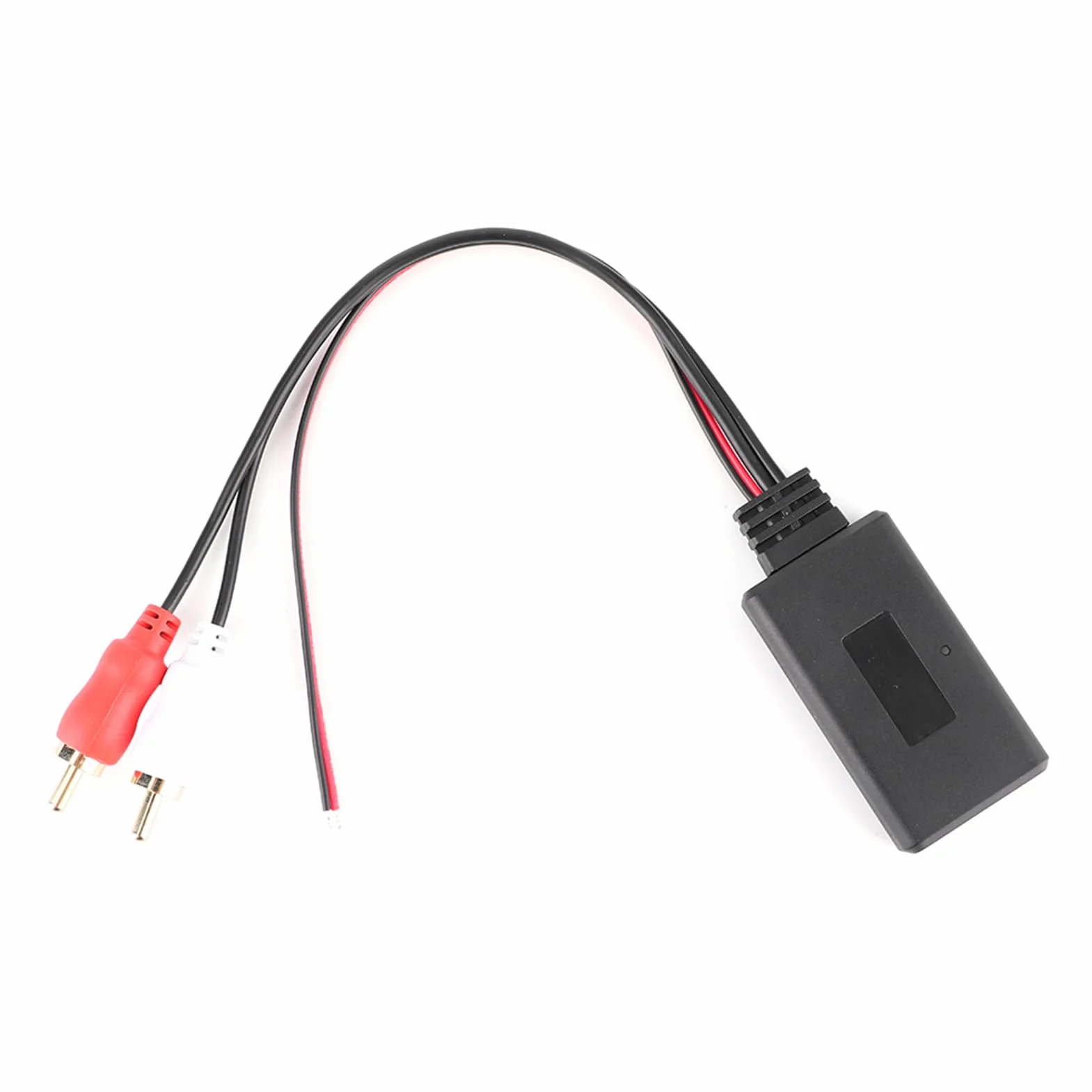 Qiilu samochodowy adapter audio Bluetooth, wejście Aux uniwersalny bezprzewodowy adapter modułu Bluetooth AUX Audio 2 kabel złącze radia samochodowego