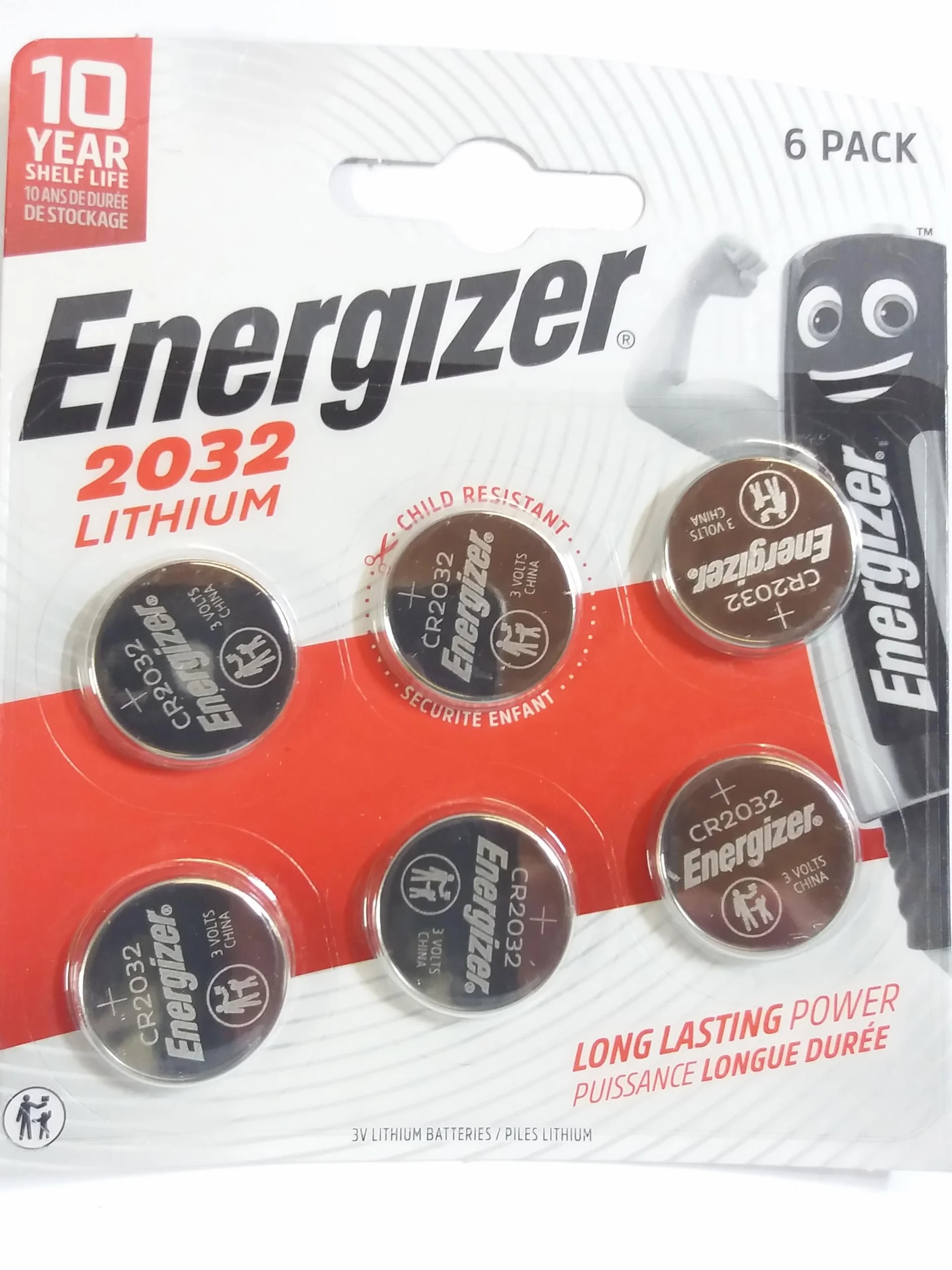 Energizer Baterie litowe 2032 - 6 szt