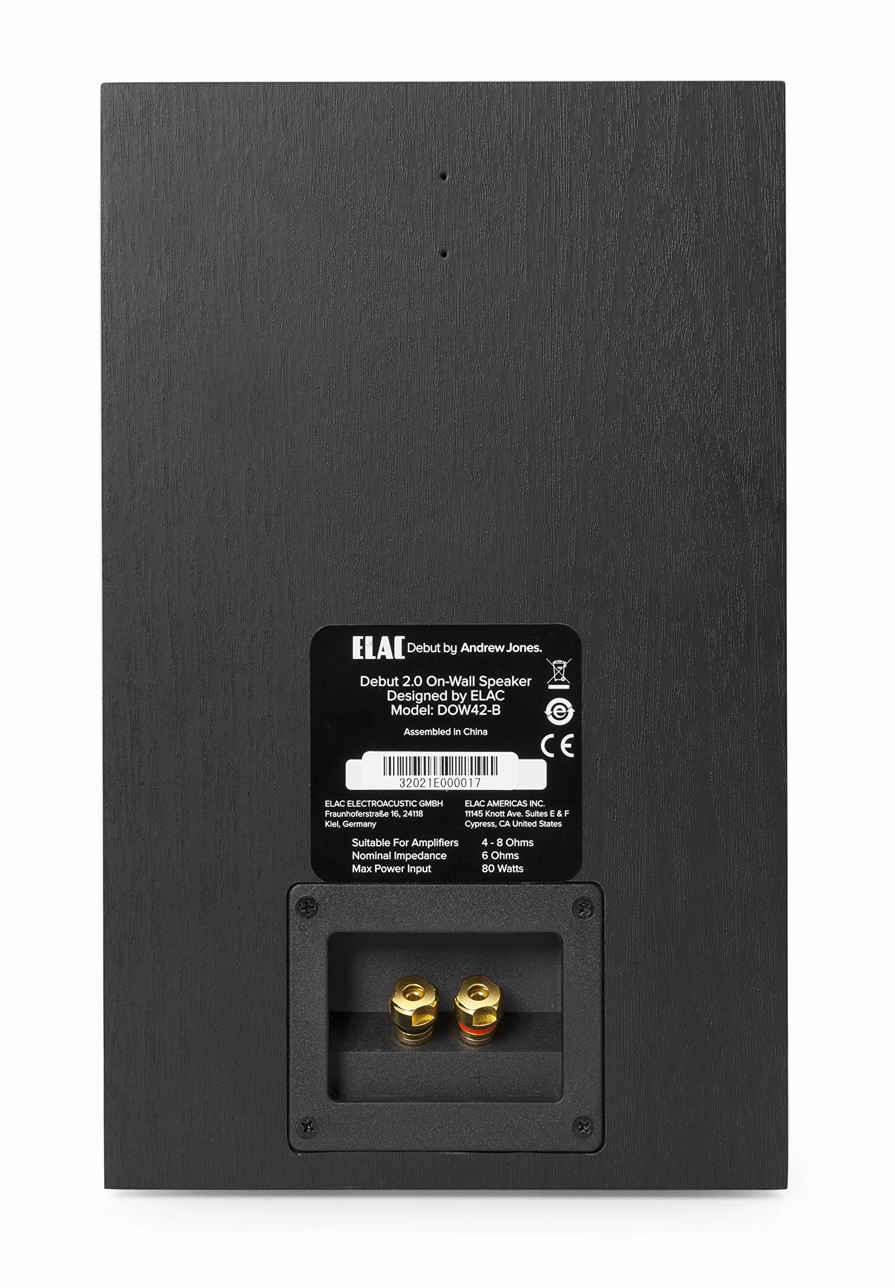 ELAC Debut OW4.2 głośnik OnWall czarny dekoracyjny