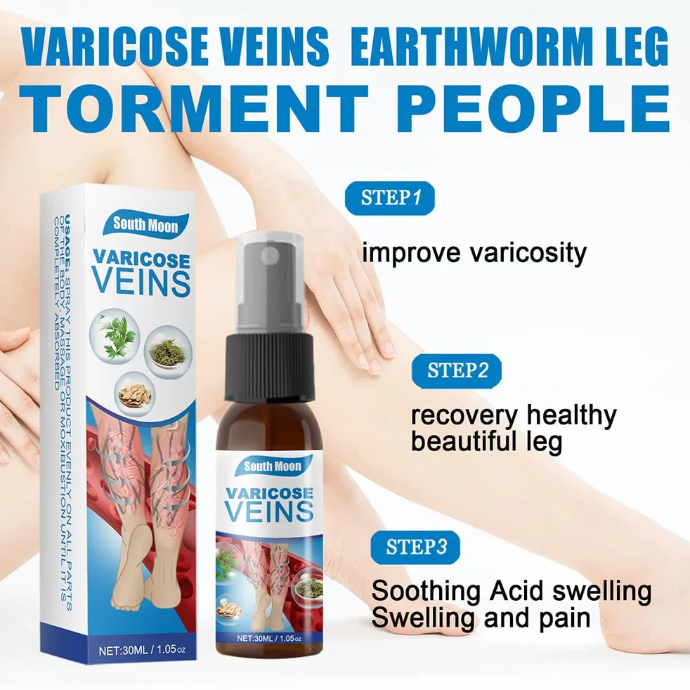 Veinhealing Veins Treatment Spray, 3 szt. Spray do żylaków Veinhealing, naturalny spray ziołowy dla żylaków, 30 ml