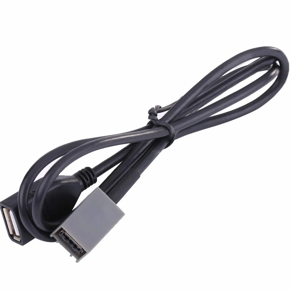 Akcesoria samochodowe MDI AMI kabel AUX 2.0 USB muzyka adapter interfejsu audio 60cm MP3 WMA kabel do ładowania przedłużacz do 2009 r