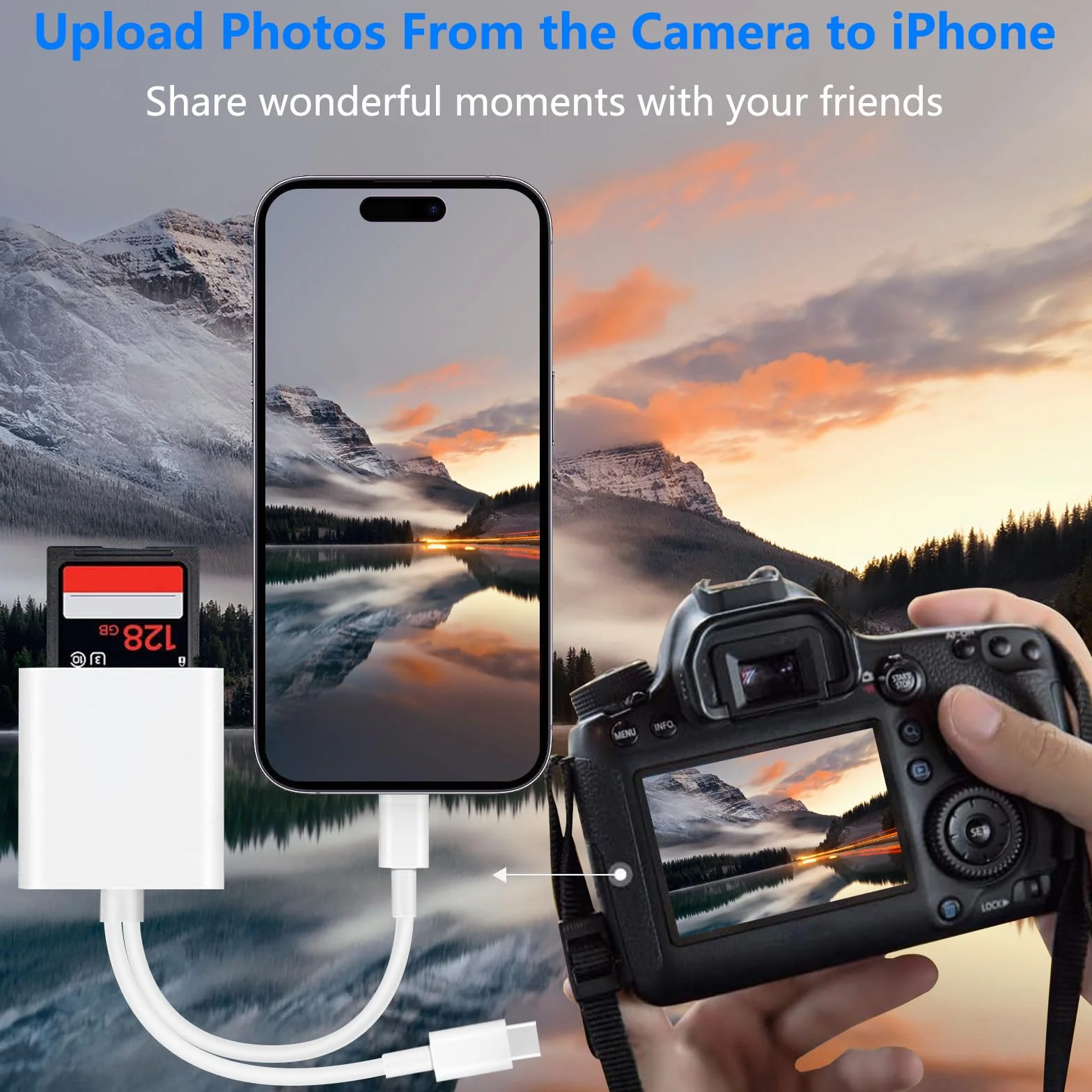 Apple MFi Czytnik kart SD iPhone Lightning Adapter SD