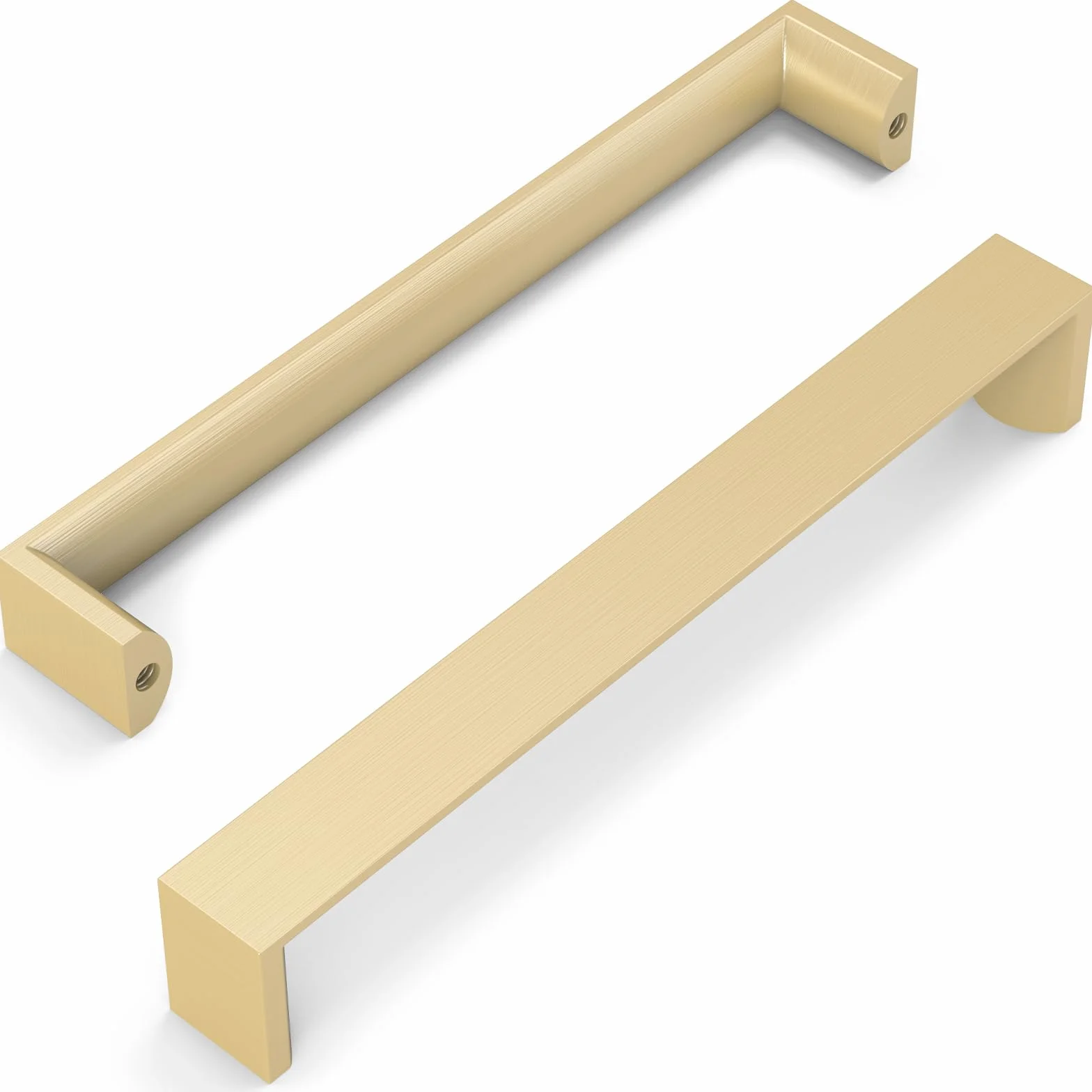 FURNIWARE 10 sztuk uchwytów meblowych, mosiężne 160 mm odległość otworu uchwyty do szafek kuchenne uchwyty do mebli uchwyty do szuflad uchwyty do szafek kuchennych szafki uchwyty do szuflad