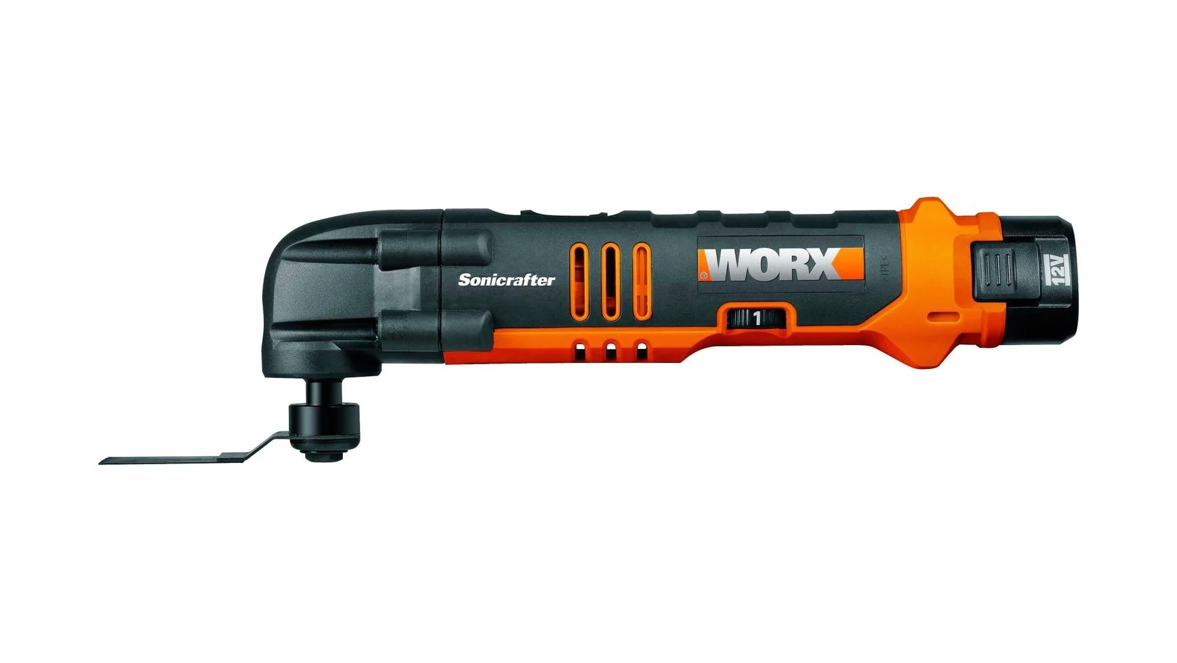 WORX "Sonicrafter WX677" akumulatorowe narzędzie wielofunkcyjne z 18-częściowym zestawem akcesoriów