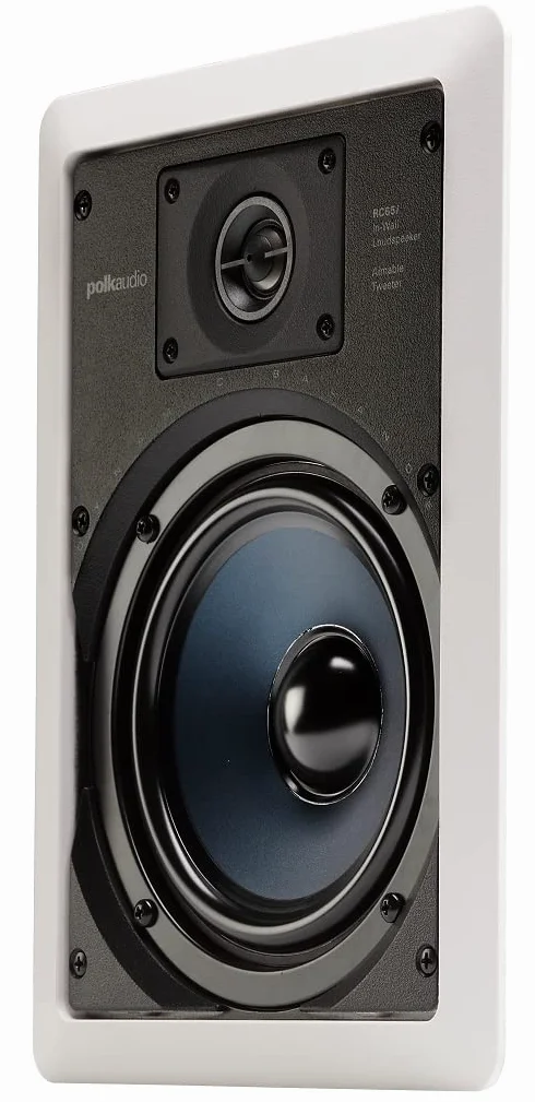 Polk Audio RC65i głośniki ścienne 2-drożne 16.5 cm 2 sztuki wodoodporne białe