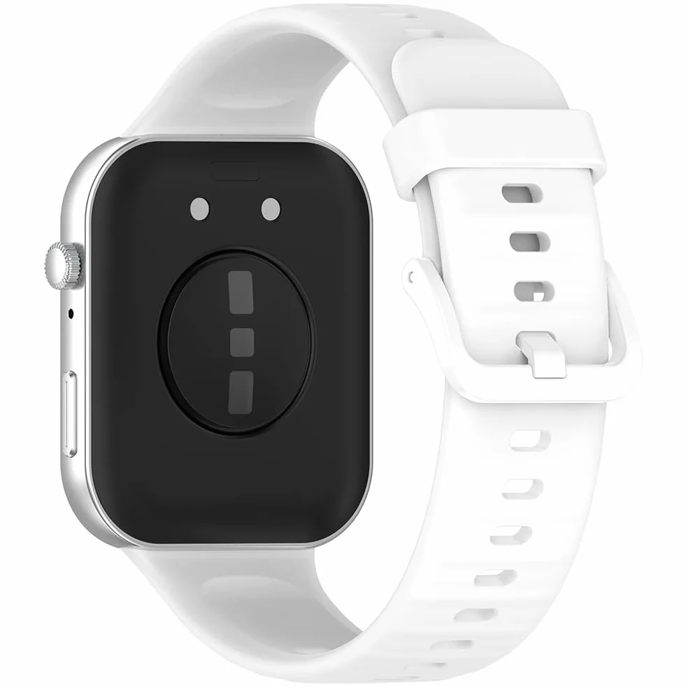 Paski kompatybilne z Huawei Watch Fit 3, silikonowy pasek sportowy z metalową klamrą