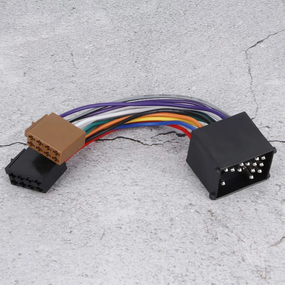 dla e36 Wiring Harness Adapter do radia samochodowego kabel wiązki przewodów stereo gniazdo ISO dla E36 E46 E39 wiązki kabiny pojazdu dla E36 E46 E39