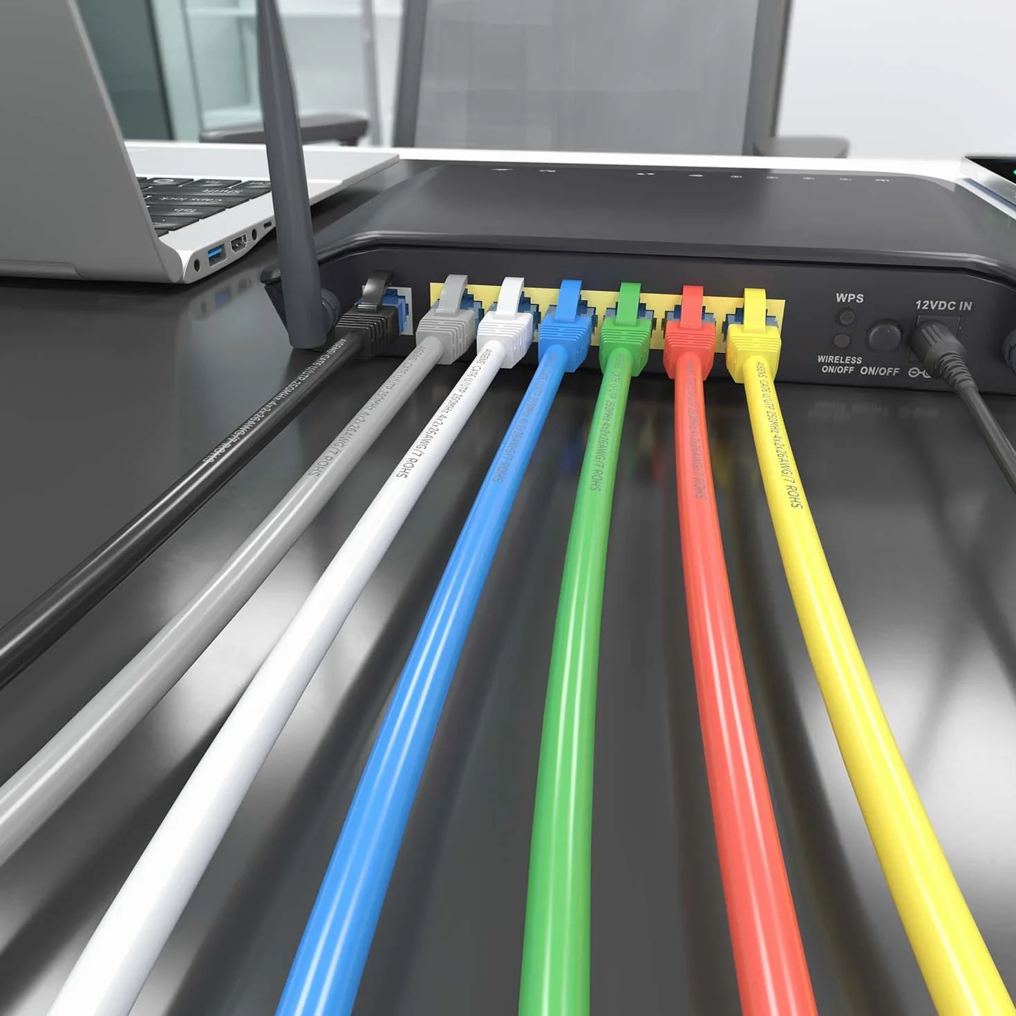 AISENS - A135-0823 - Kabel sieciowy sieciowy RJ45 Cat.6 UTP Awg26 CCA, biały, 4,0 m