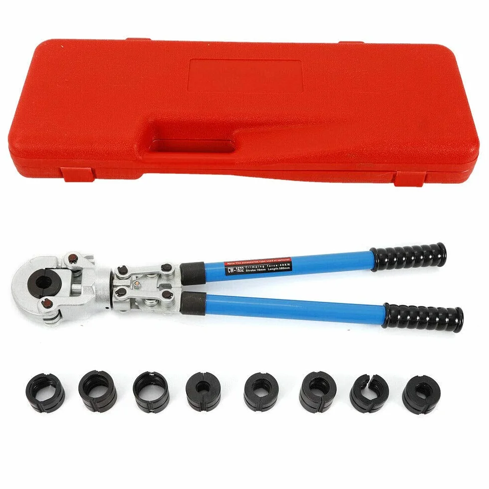 Aluminiowa rura kompozytowa Pex rura miedziana szczypce zaciskowe do rur V12-28 mm Th16-32 mm Pre szczypce zaciskowe do wyprzedaży kontur V kontur TH, do nowych zacisków zaciskowych zaciskarka ręczna maszyna do druku 360°