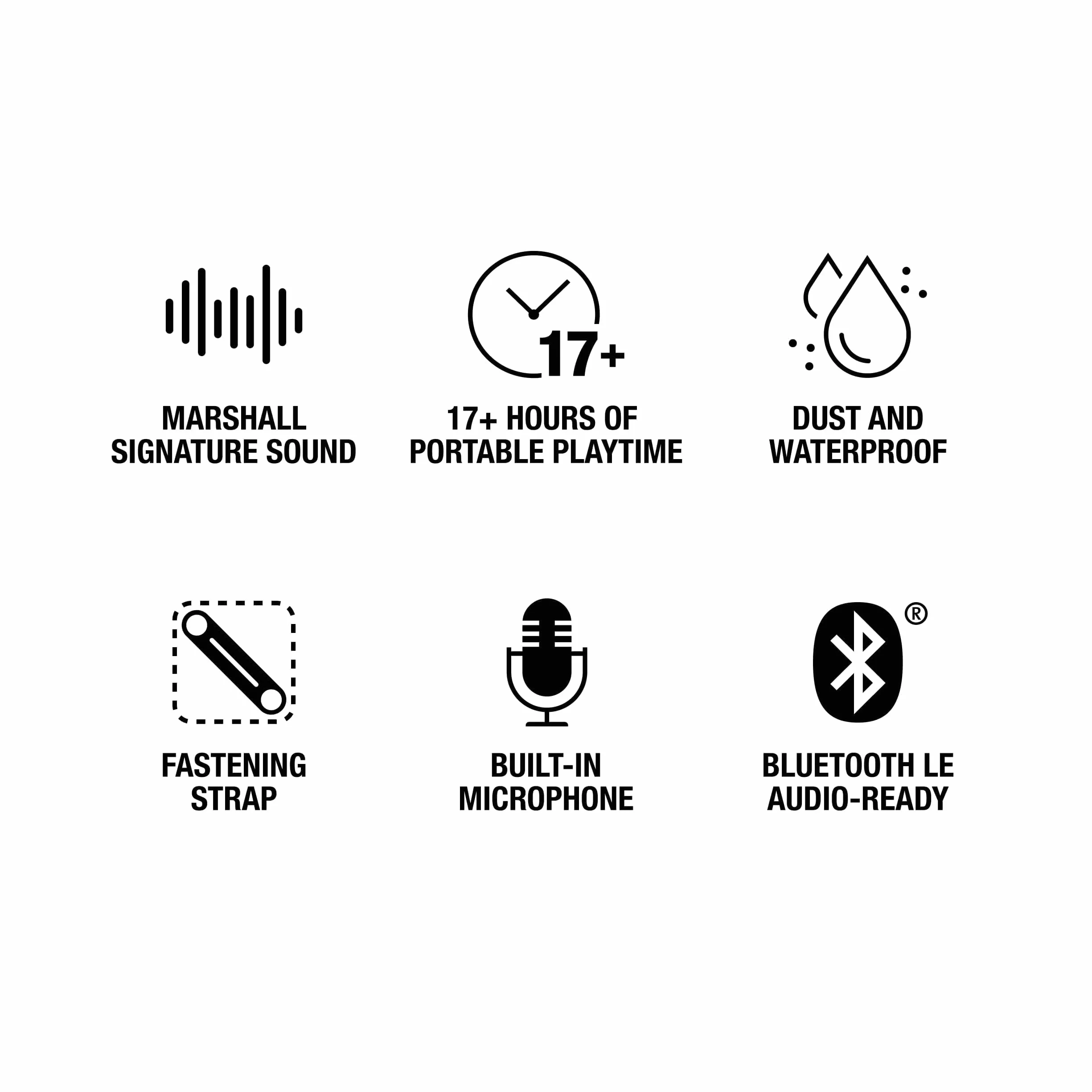 Marshall Willen Przenośny Głośnik Bluetooth - Biały