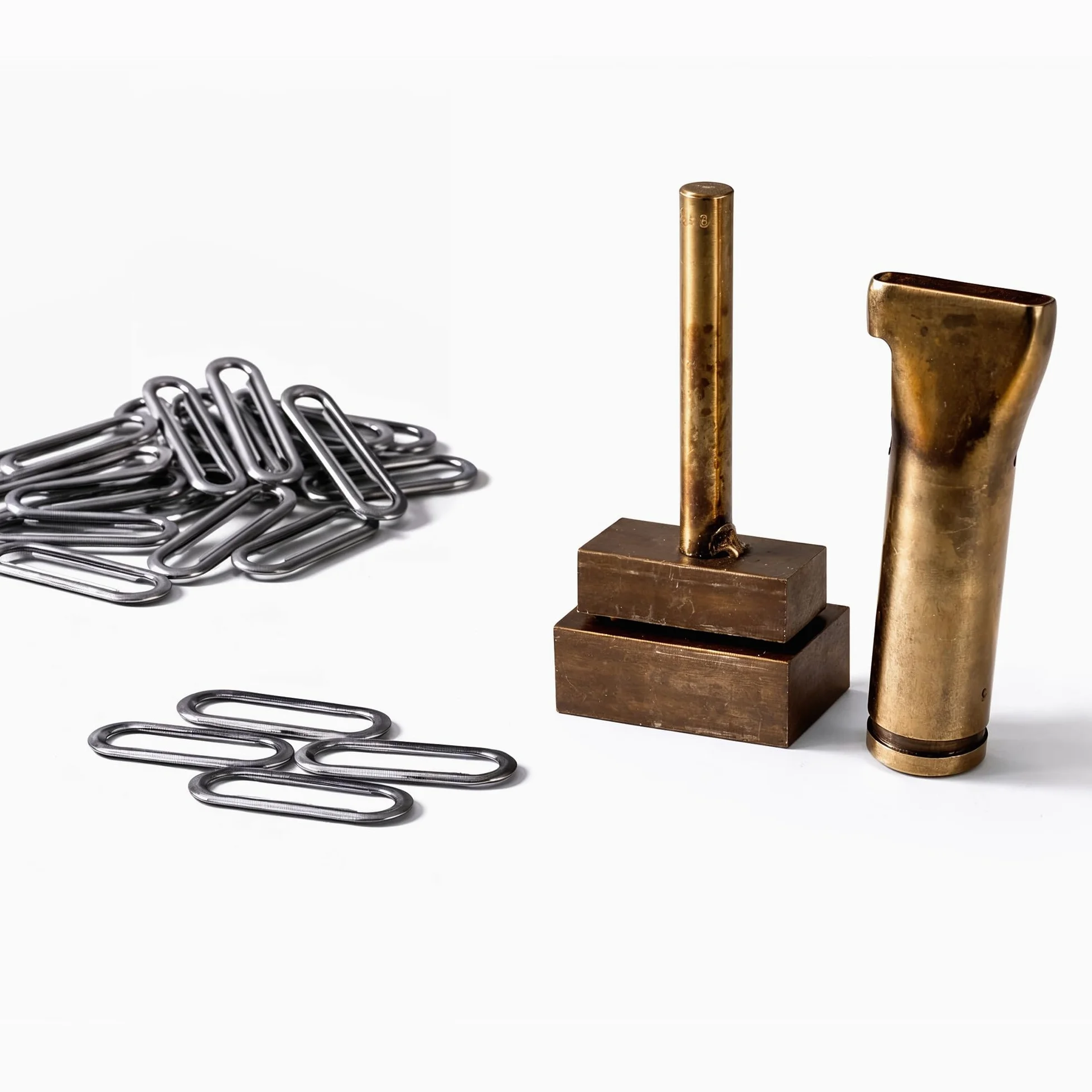 Trimming Shop 50 szt. owalne oczka z pierścieniami z podkładkami i zestawem narzędzi ręcznych do projektów DIY, artykuły piśmiennicze, skórzane, banery (30 mm, pistolet)