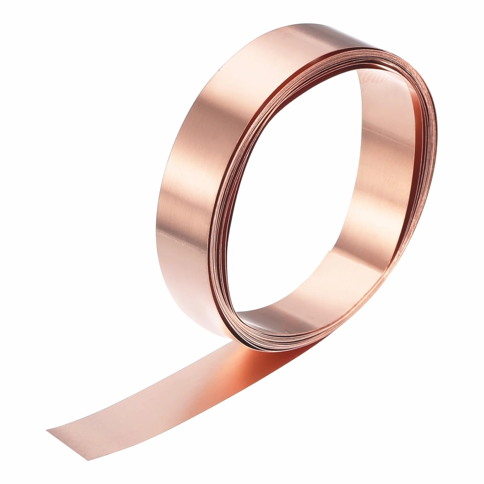 QUARKZMAN Rolka folii miedzianej 2000 mm x 10 mm x 0,1 mm, 99,9% czysta folia miedziana do elektronicznych projektów "zrób to sam" (różne rozmiary)