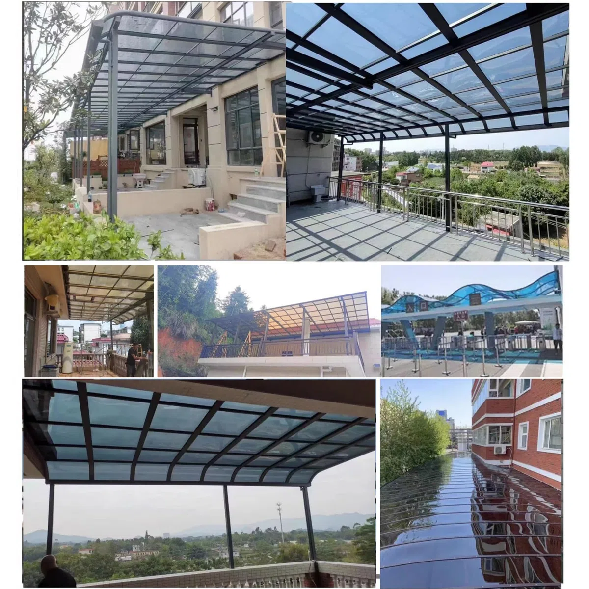 Ochrona przed promieniowaniem UV, przezroczyste panele dachowe, 1,5 mm, arkusze PCW do zadaszeń zewnętrznych, przezroczyste plastikowe arkusze dachowe (C 80 x 600 cm)