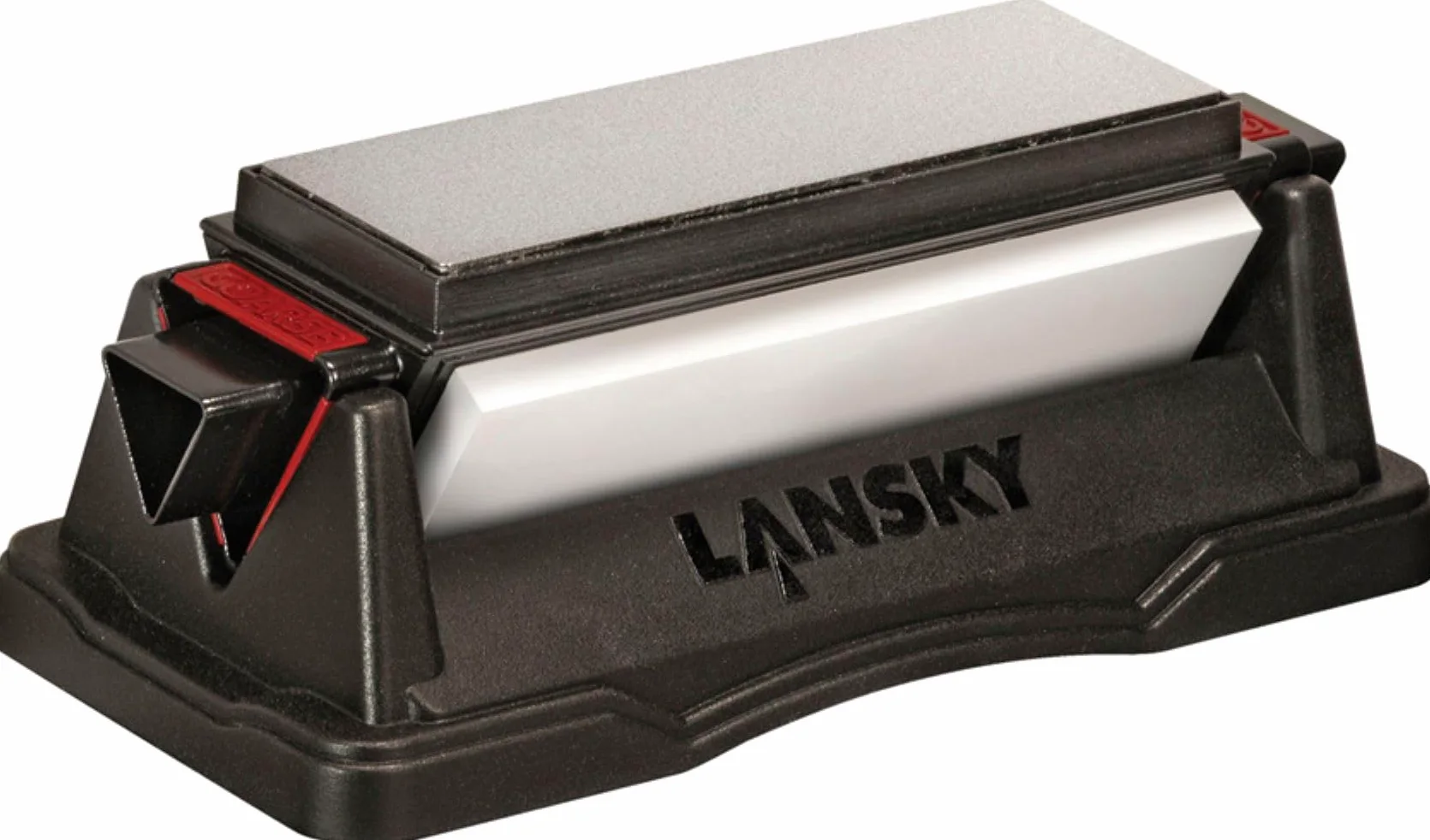 Lansky 0 Tri-Stone ostrzałka do noży myśliwskich/outdoorowych, czarna