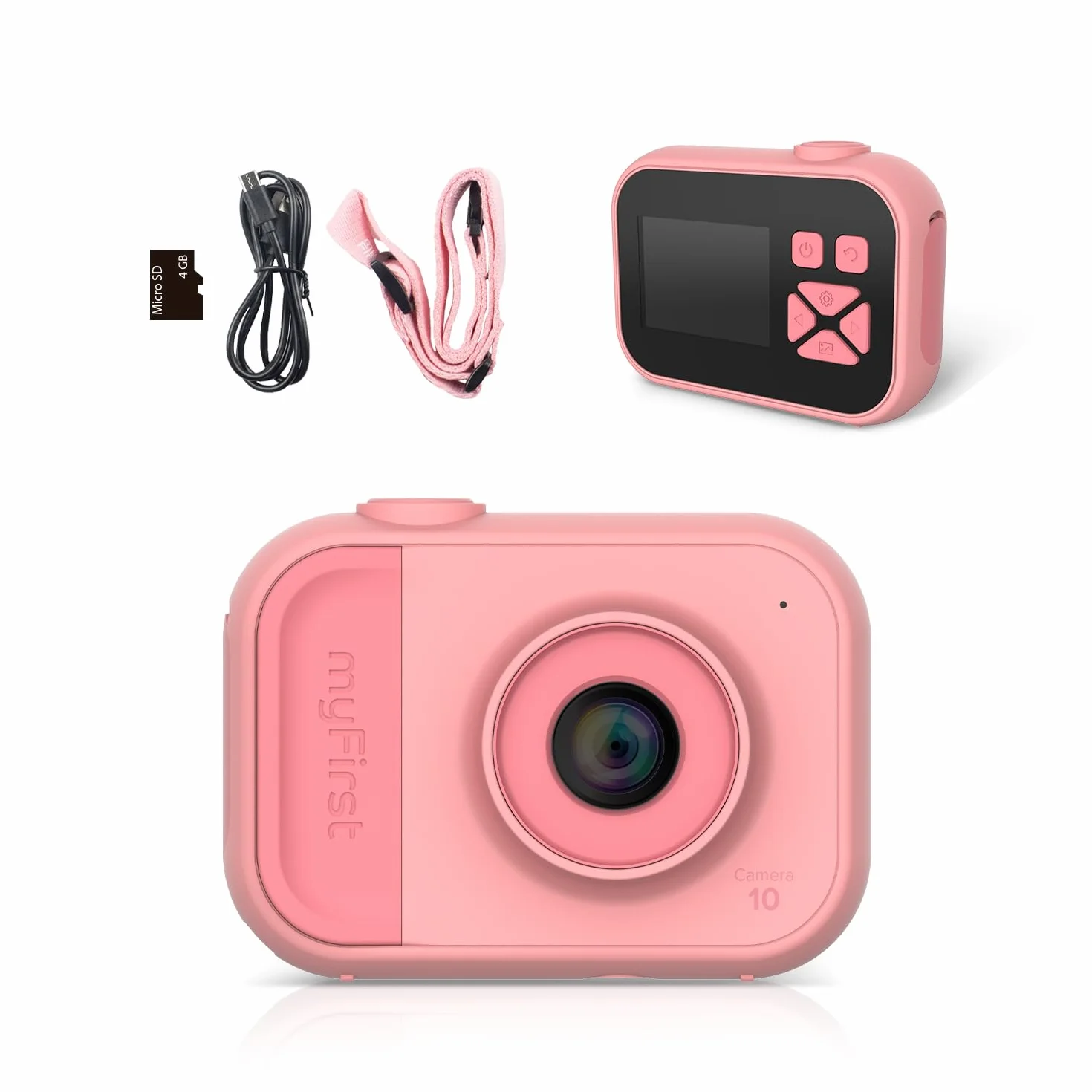 myFirst Aparat 10 Cyfrowy 5 MP 32 GB Różowy dla Dzieci 4-9 Lat