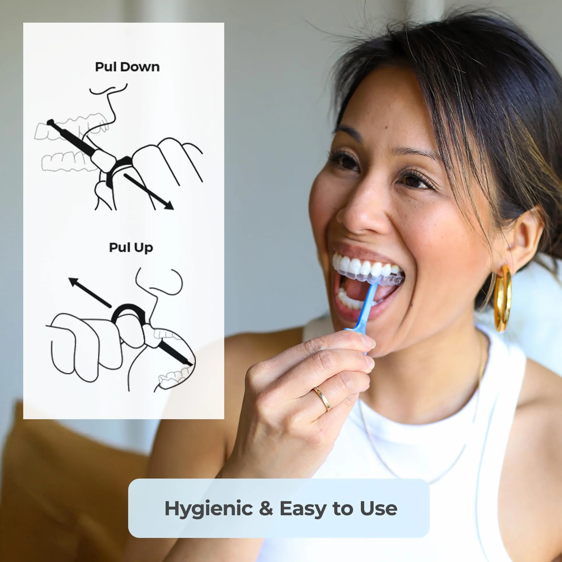 Clear Aligner narzędzie do usuwania invisalign by PULTOOL - narzędzie do usuwania bezpośredniego uśmiechu - niewidoczny przyrząd do usuwania wyrównywców - narzędzie do usuwania wyrównywców - narzędzie do usuwania ustalania - 3 opakowania