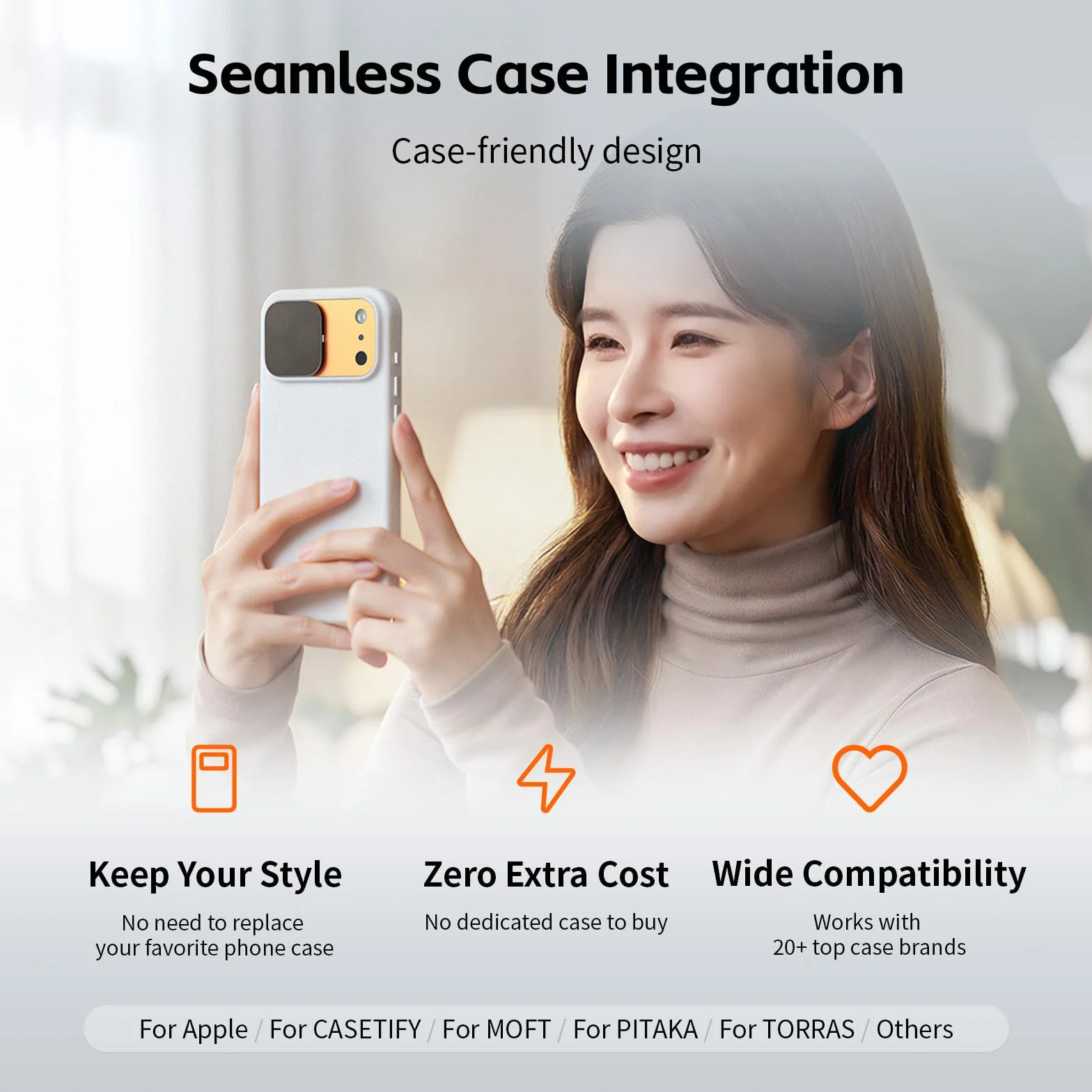 SmallRig Kwadratowy zestaw filtrów ND i czarnej mgły do iPhone'a 17 Pro (srebrny) 6074