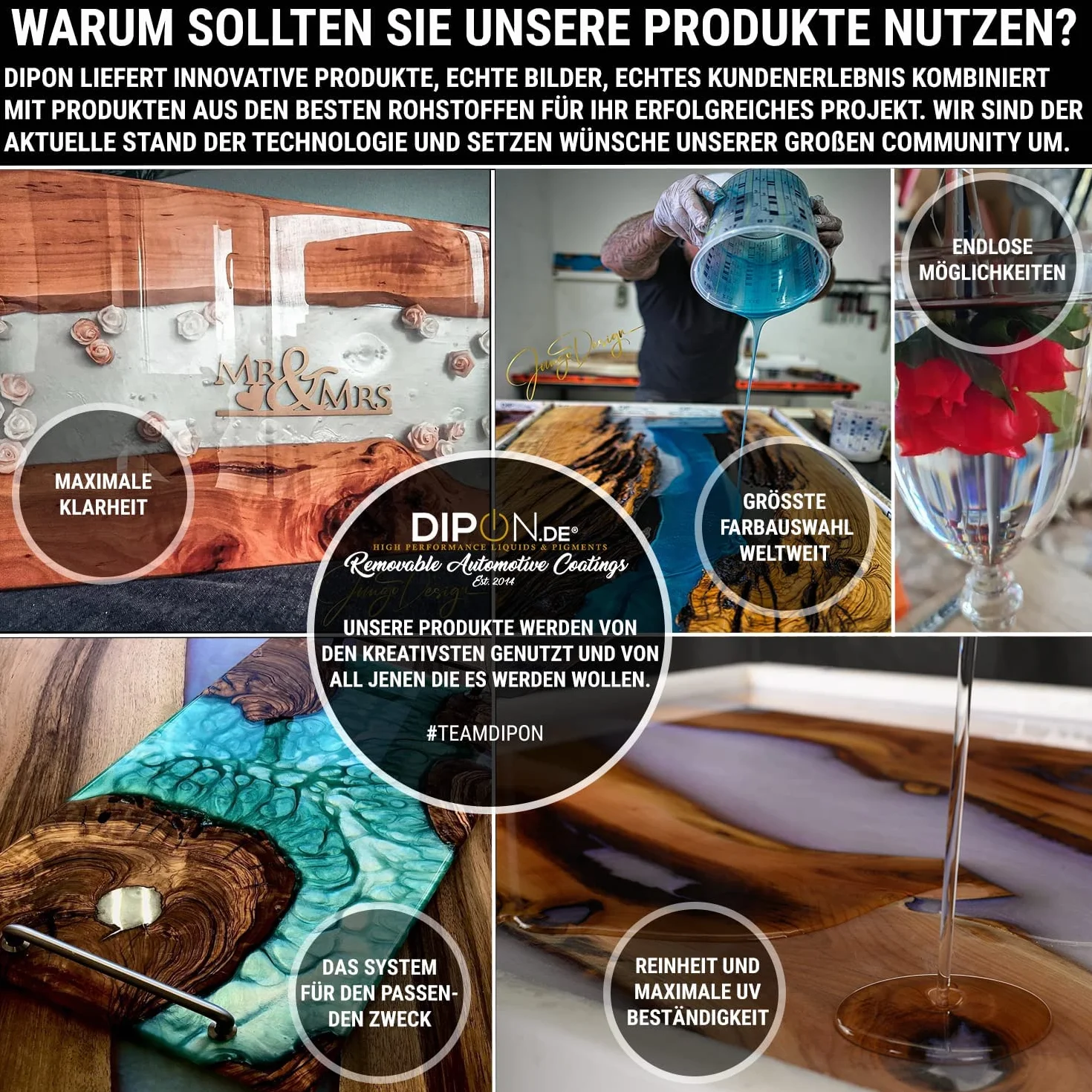 Żywica epoksydowa EpoxyPlast 100P CoasterCast UV+ 1,5 kg, bezbarwna i bez pęcherzyków powietrza, maksymalna ochrona przed promieniowaniem UV, nie zawiera BPA, nietoksyczna, nadaje się do książek,