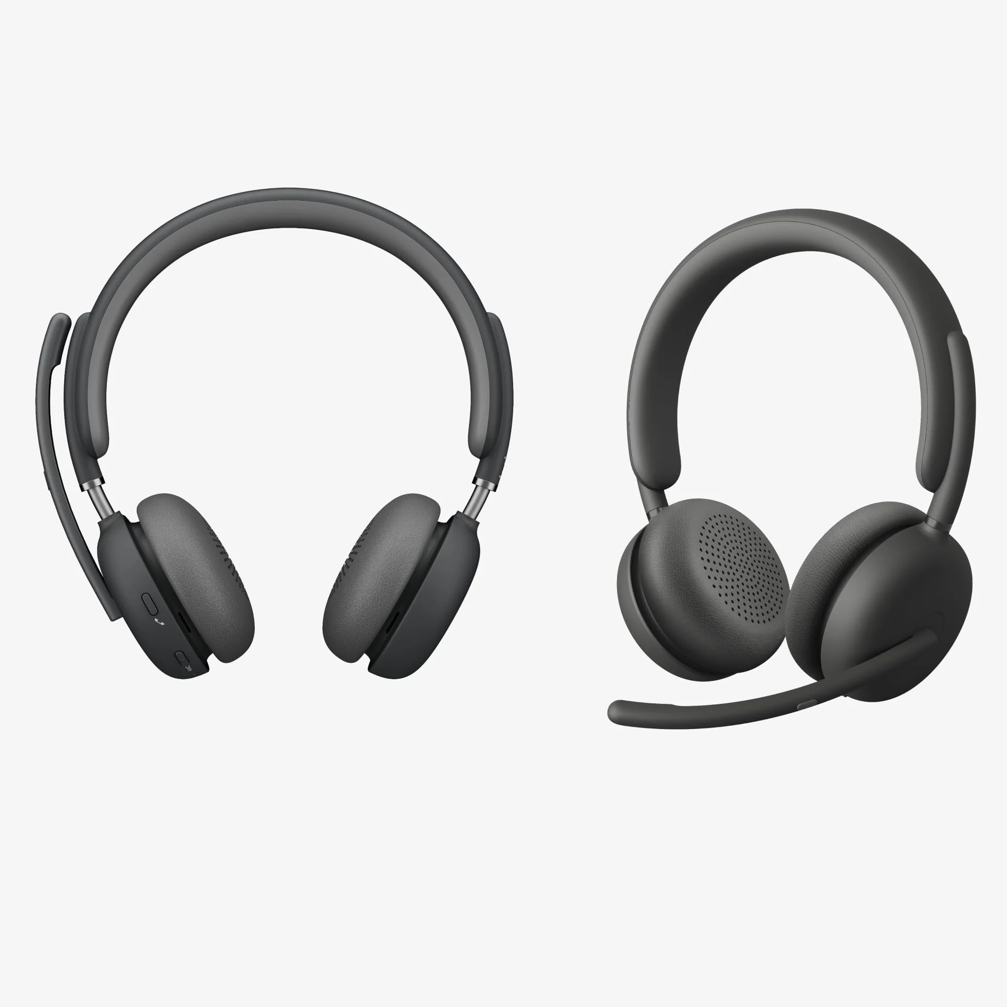 Logitech Zone Wireless 2 Premium zestaw słuchawkowy z redukcją szumów z hybrydowym ANC, Bluetooth, USB-C, USB-A, certyfikat Zoom, Google Meet, Google Voice, Fast Pair, grafitowy