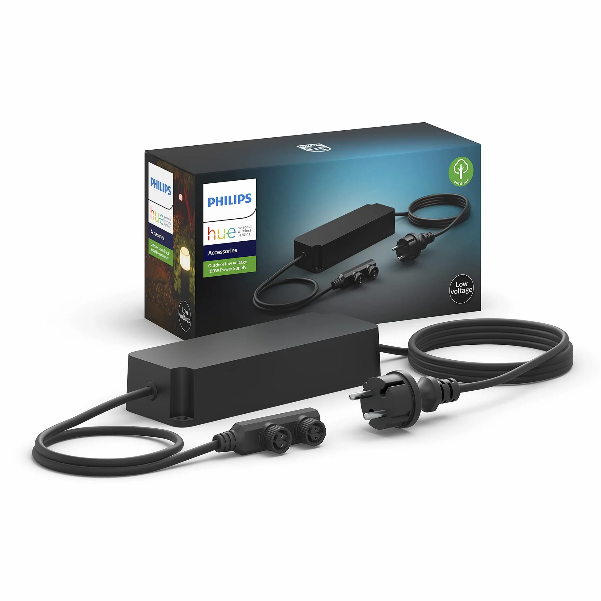 Philips Hue Zasilacz zewnętrzny niskonapięciowy 100 W, czarny