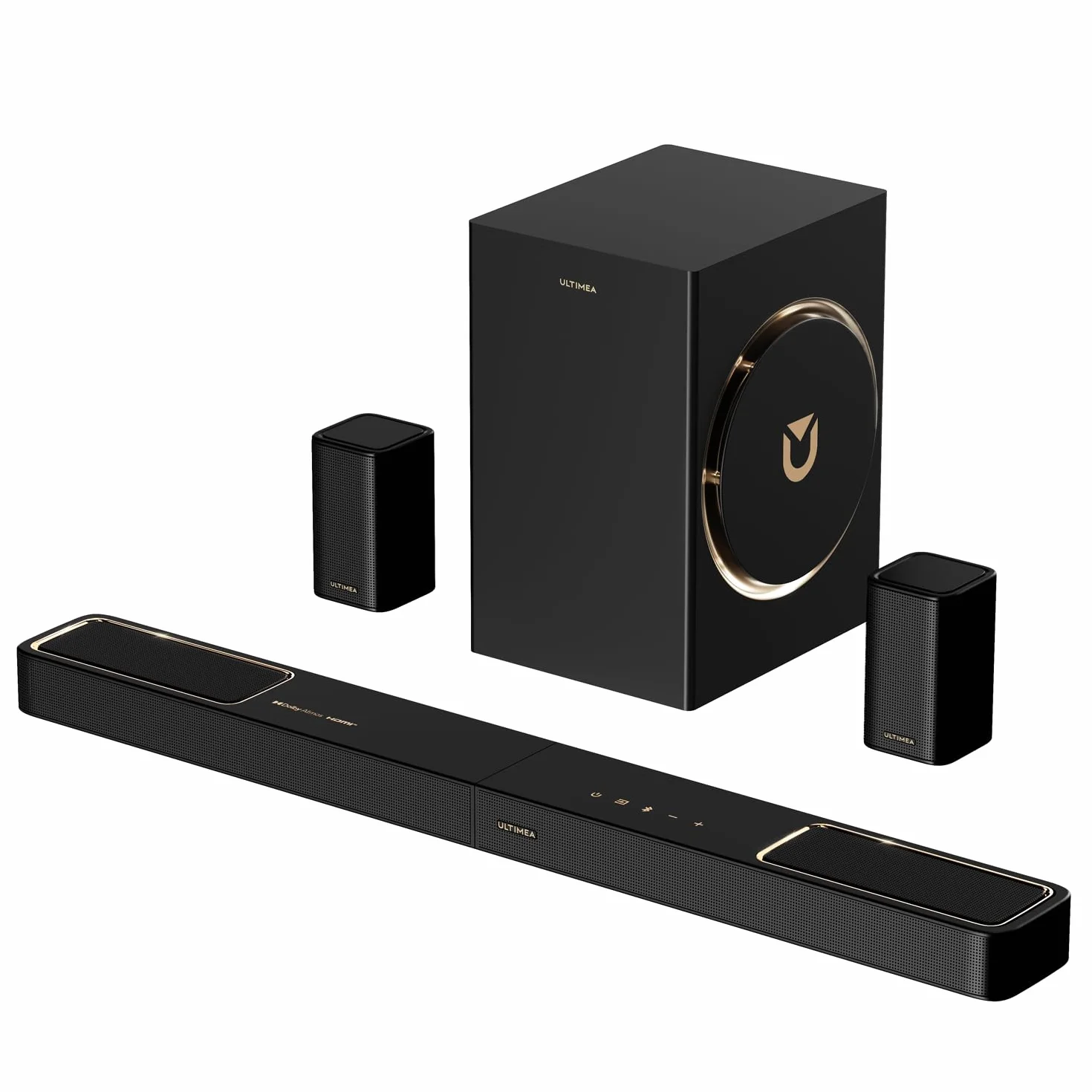 ULTIMEA Skywave F40 Boom 5.1.2ch Soundbar Dolby Atmos Bezprzewodowy subwoofer 460 W HDMI eARC BT 5.4