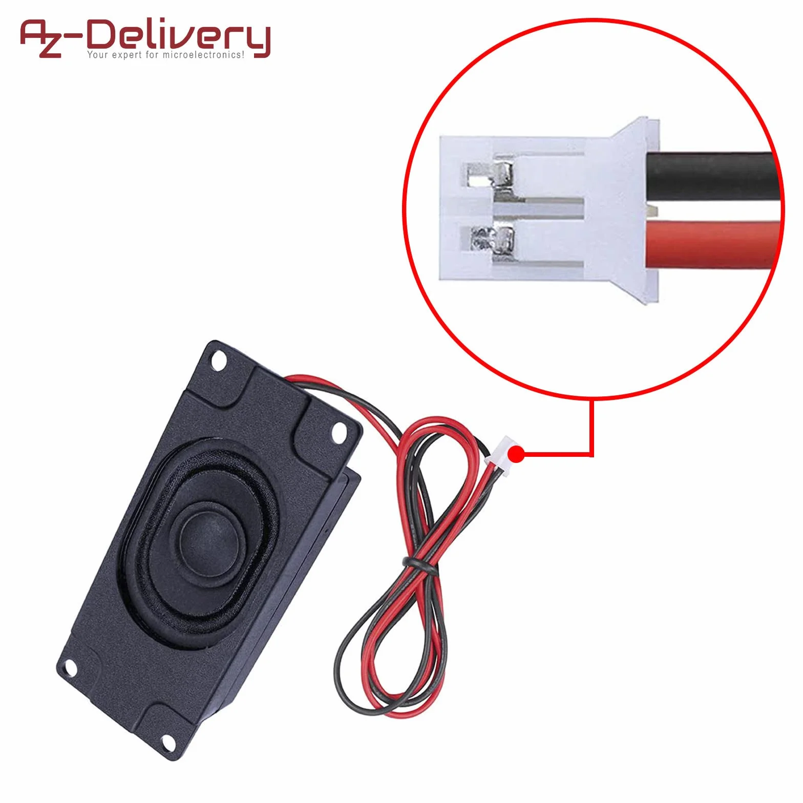 AZDelivery 2 x szt. Głośnik 3 watowy mini głośnik 8 omów